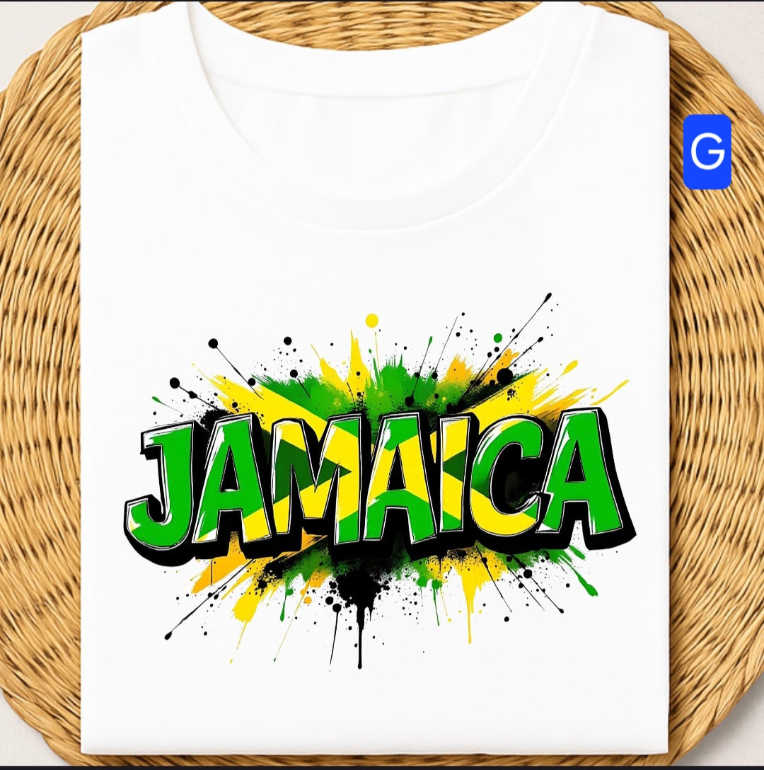 Tees / Unisex T-Shirt White / Jamaica  Theme