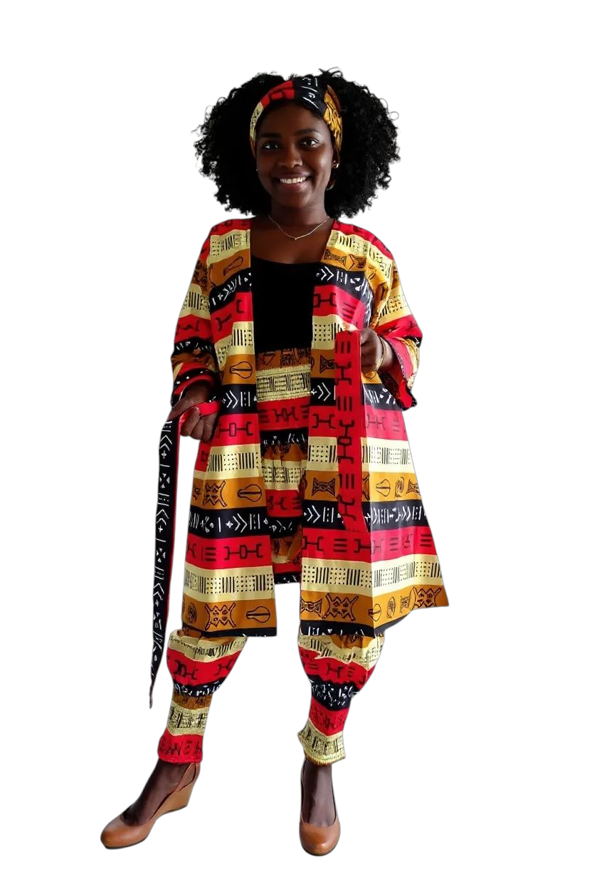 Kimono Set / Harem Pant & Kimono