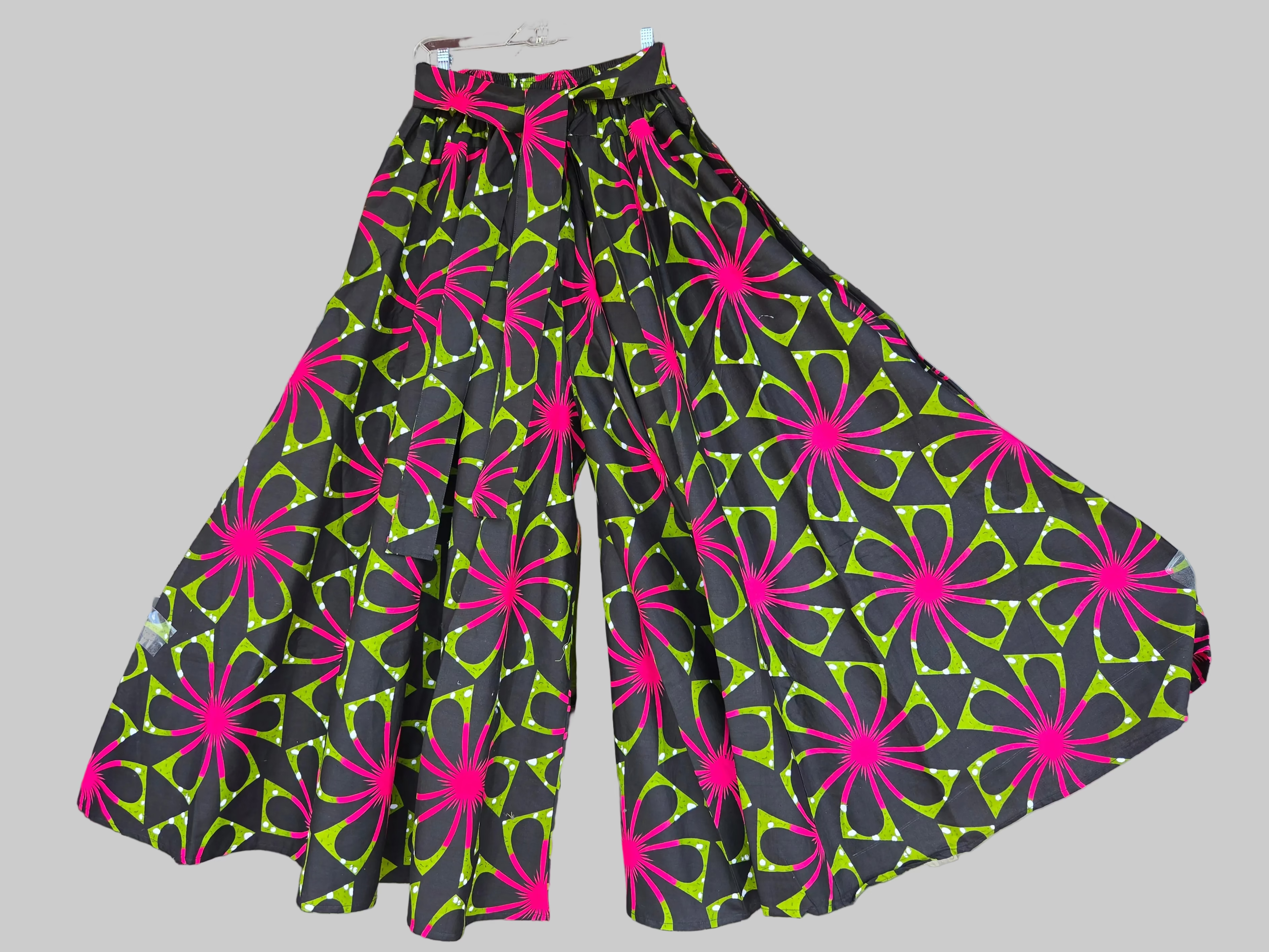 701 Women Palazzo Pant / Wide Leg Pant - Floral Print 67