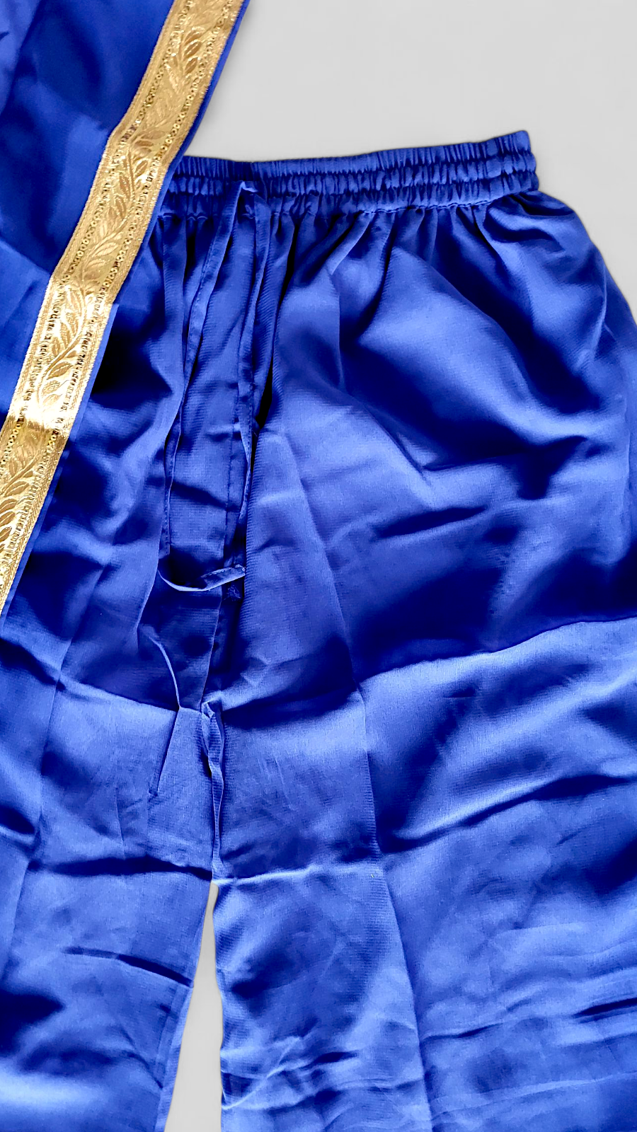 kaftan Palazzo Set Royal Blue And Gold - kP05