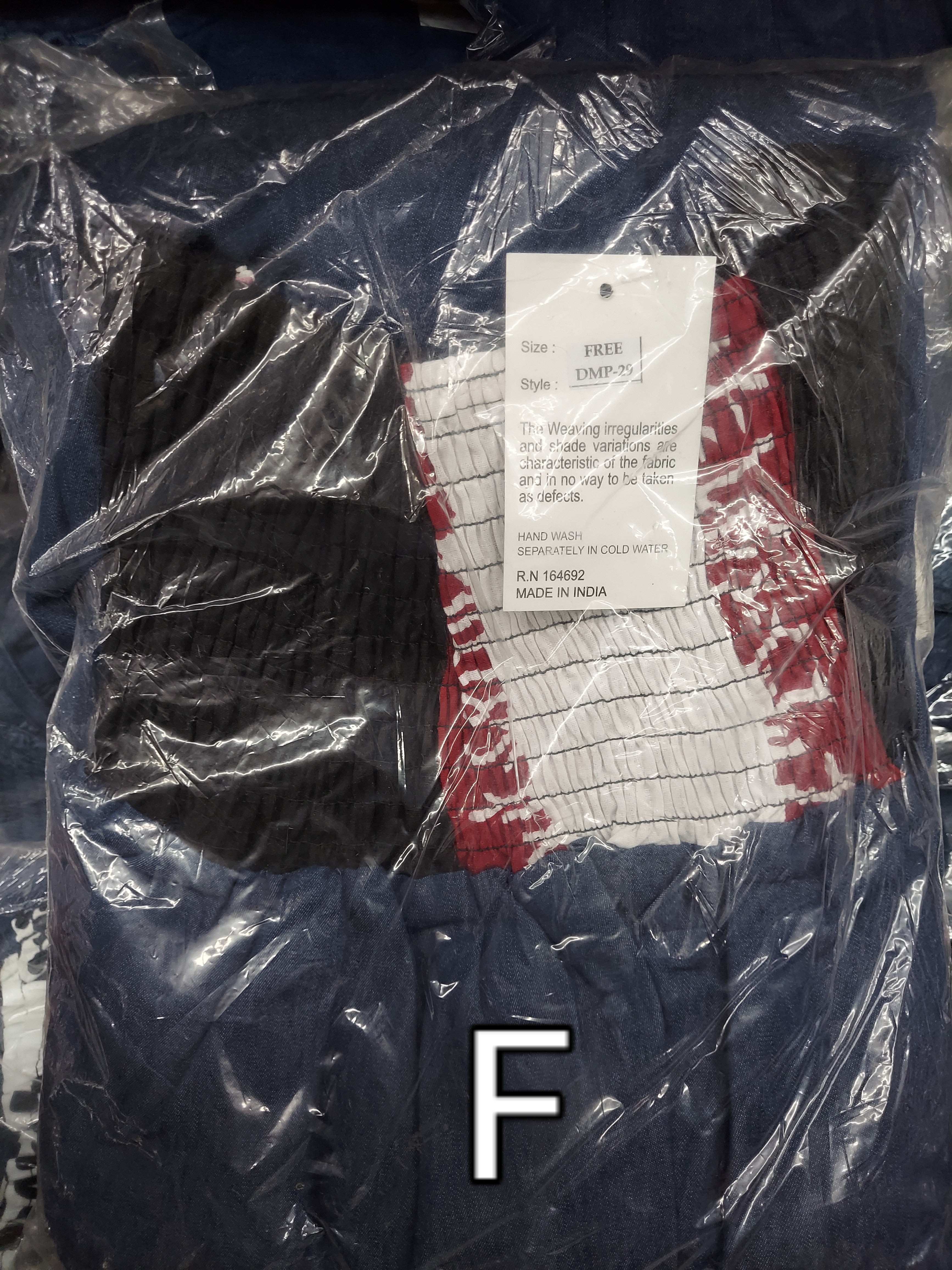 Off Shoulder Denim /Ankara Printed Dress - DMP29