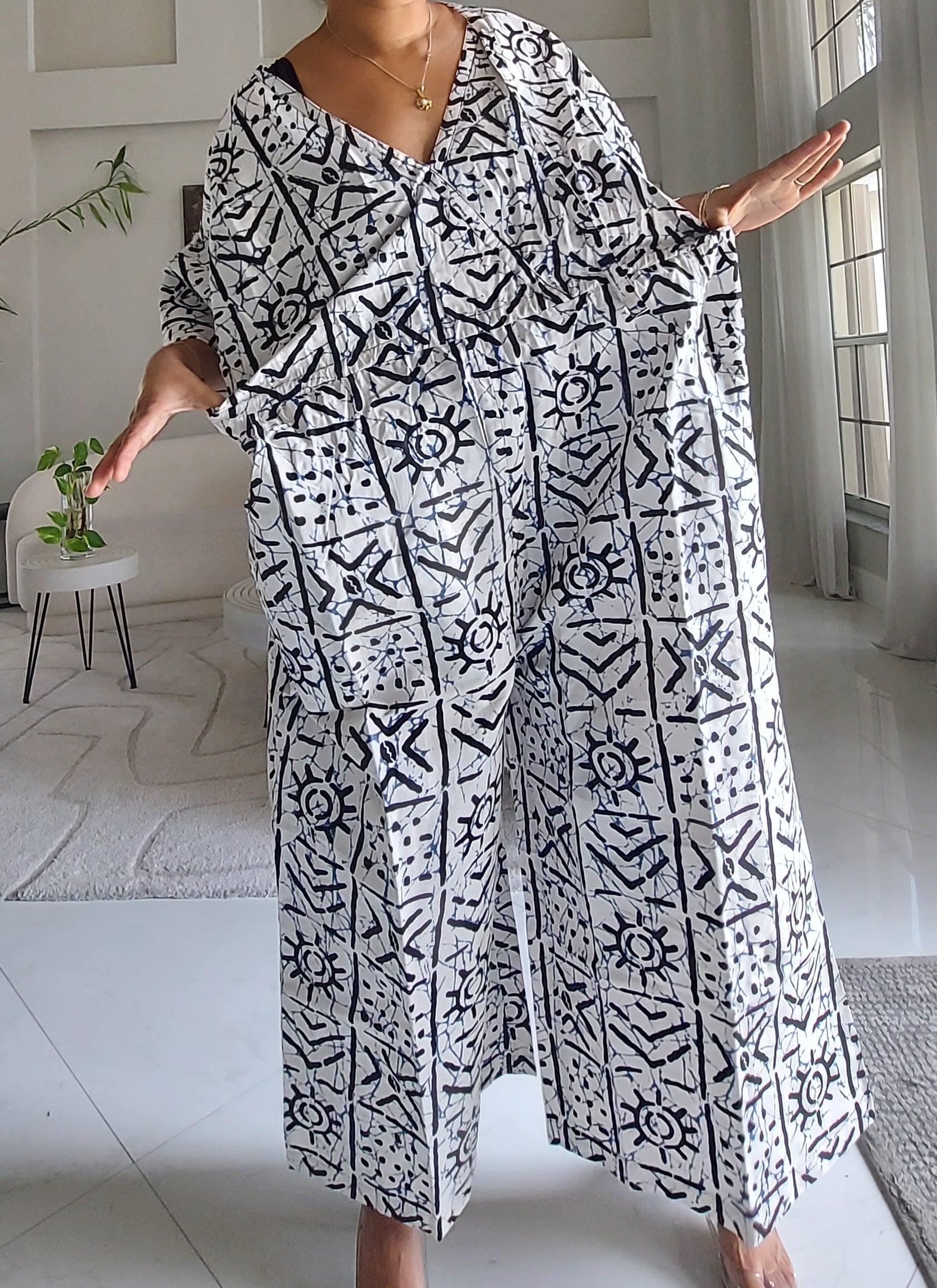 Ankara Wide-Leg Jumpsuit KVZ40 F