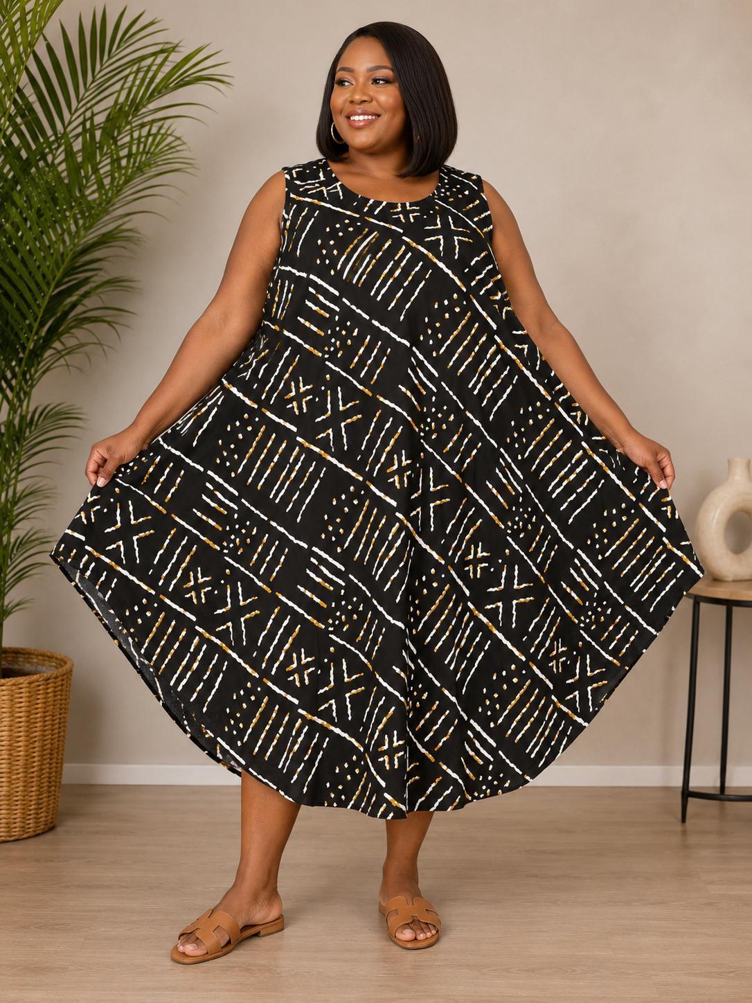 Umbrella Dress/Ethnic Sun Dress 7059