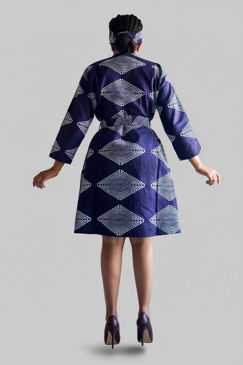 Kimono Shorts Set / Shorts & Kimono Purple 012 B