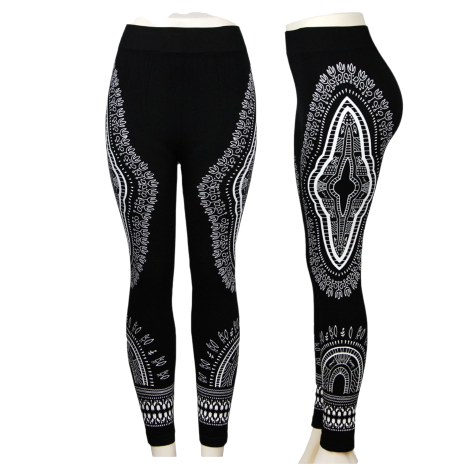 Leggings / African Dashiki Print- P2554