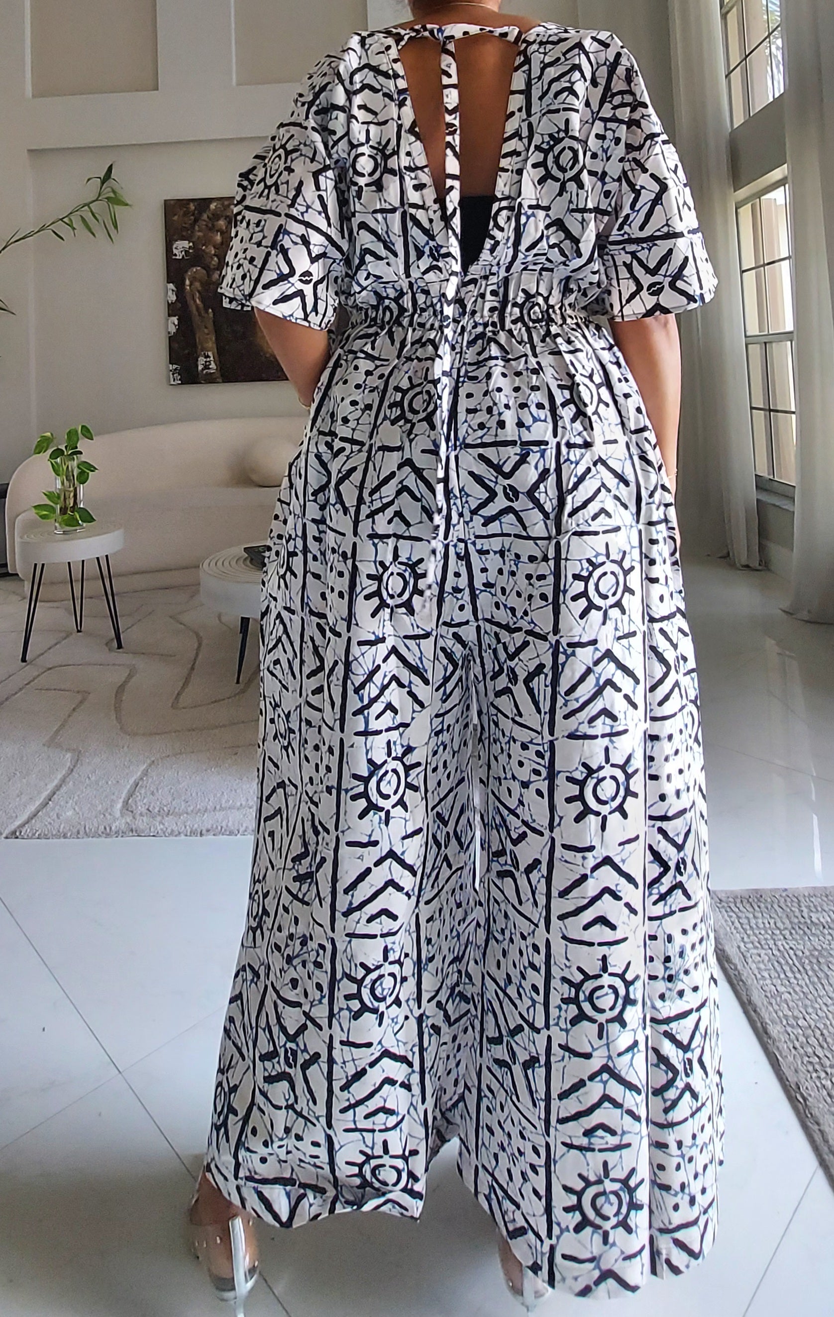Ankara Wide-Leg Jumpsuit KVZ40 F