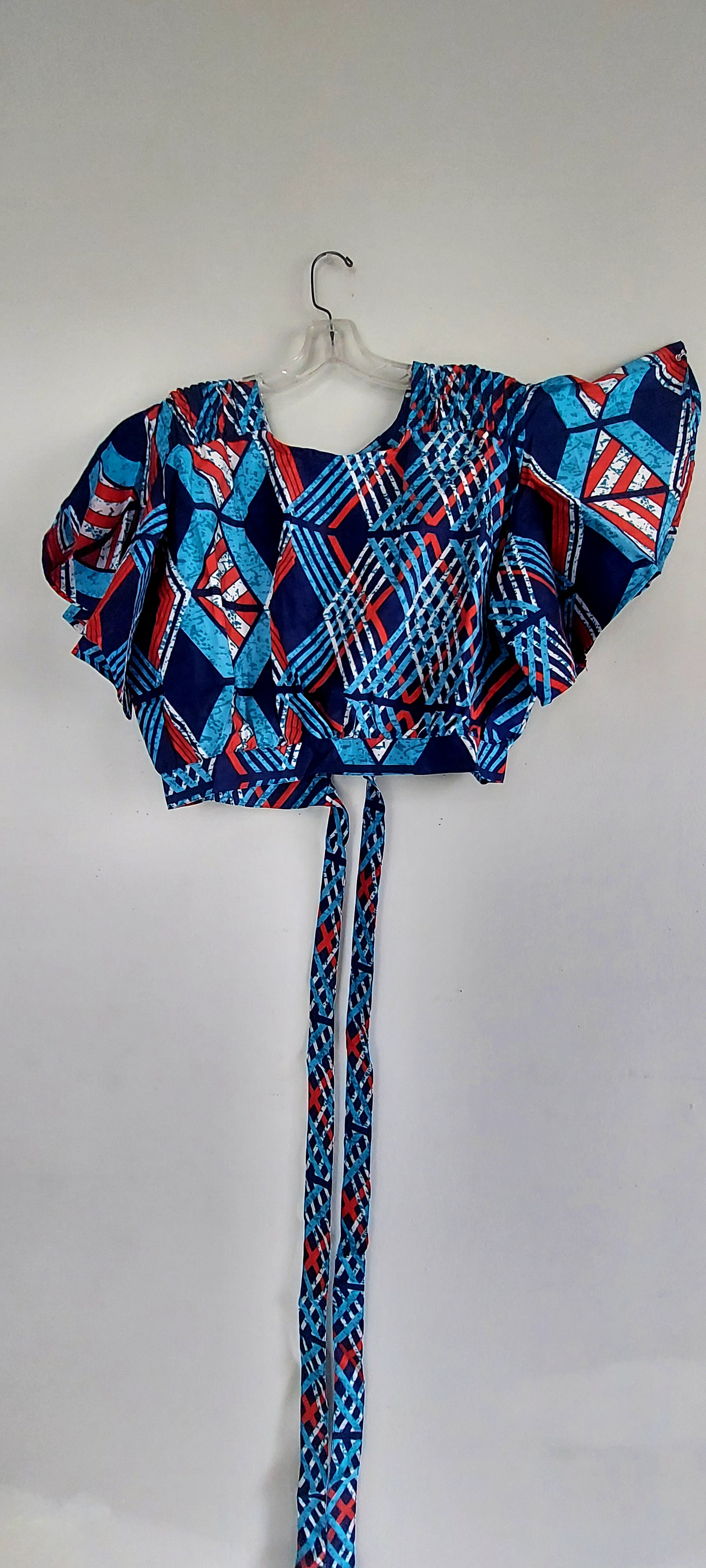 Crop Top / Faux Silk - 607A