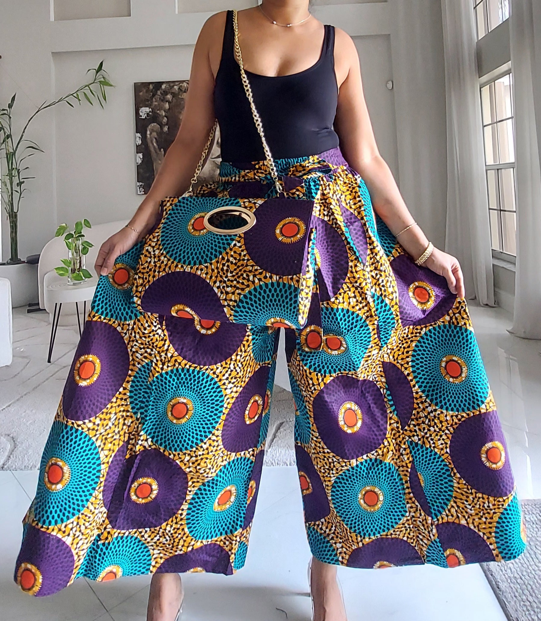 Combo palazzo Pant & Pocketbook Set  PS14 A