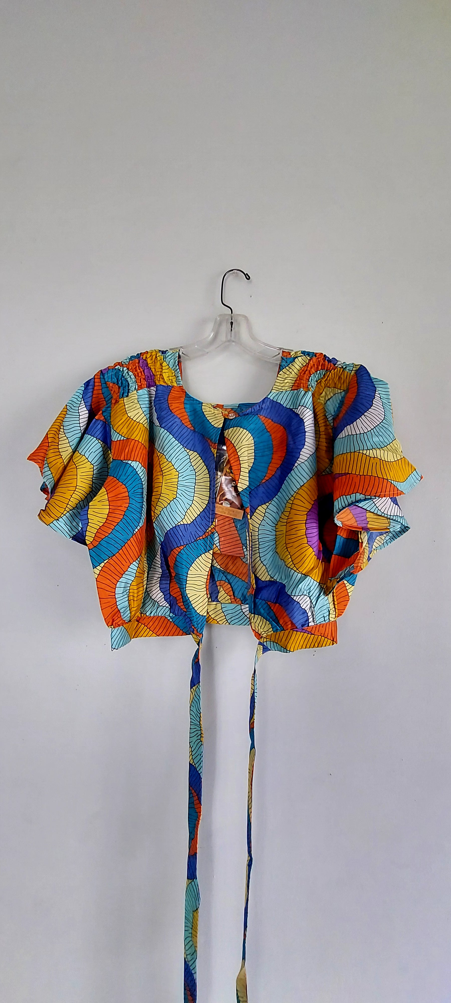 Crop Top / Faux Silk - 607D