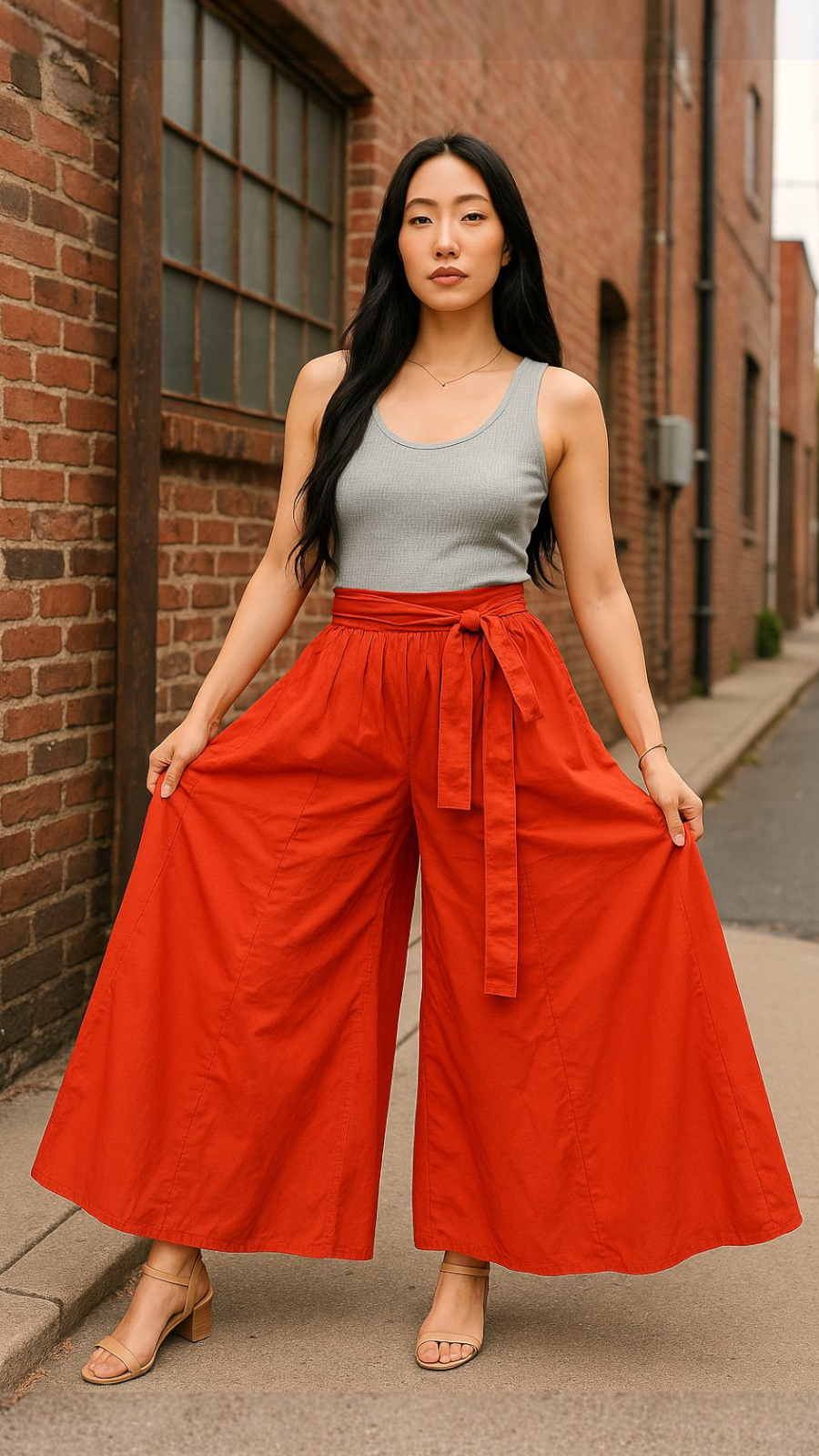 301-Women Solid Palazzo Pant