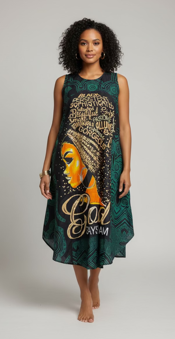 Umbrella Dress/Ethnic Sun Dress- 1434