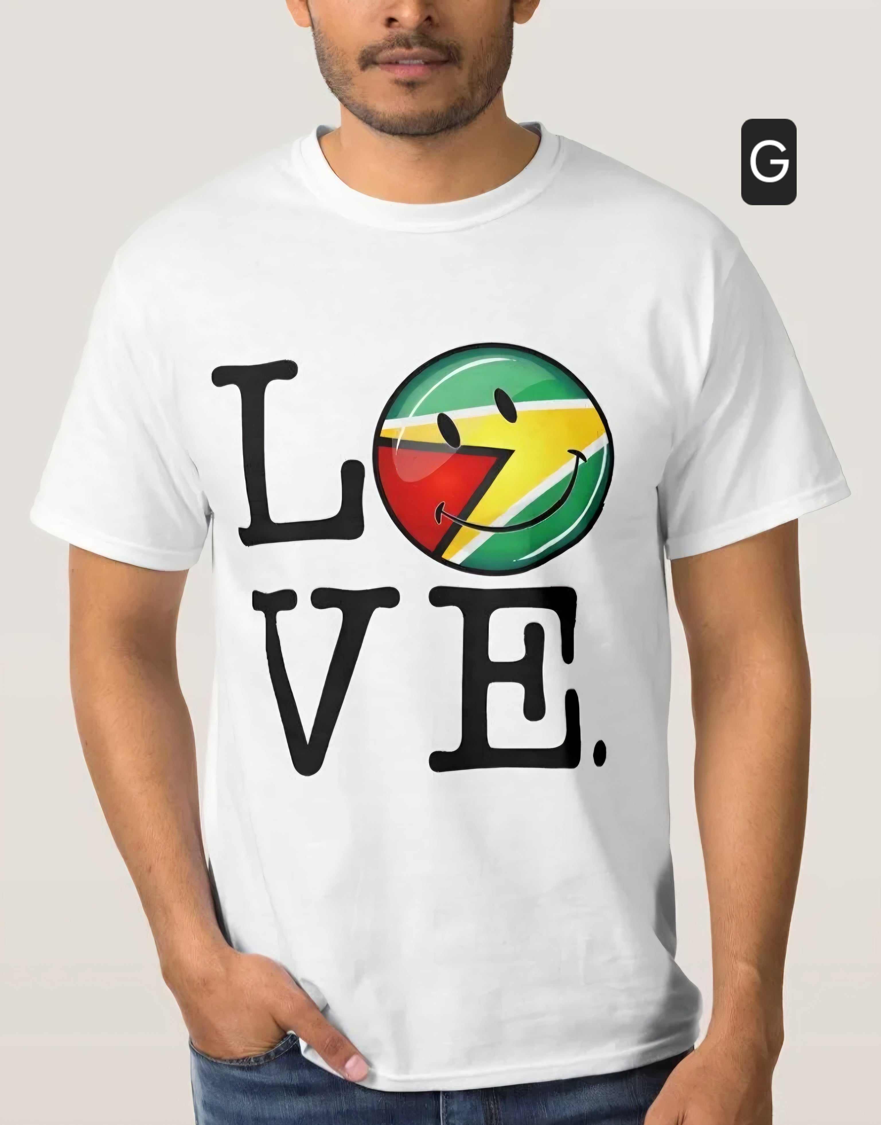 Tees / Unisex T-Shirt White / Guyana Theme