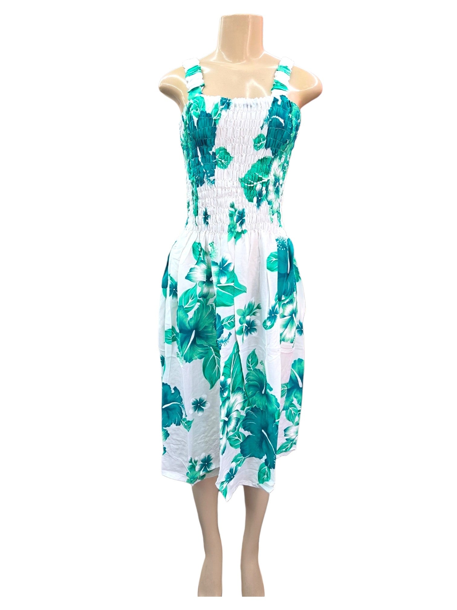 Hawaiian Floral Dress/ Mid Length (6-Pack)  571