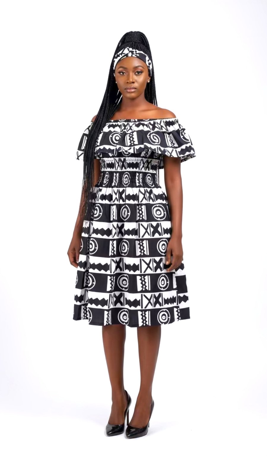 3014M- Middi Dress Print 65