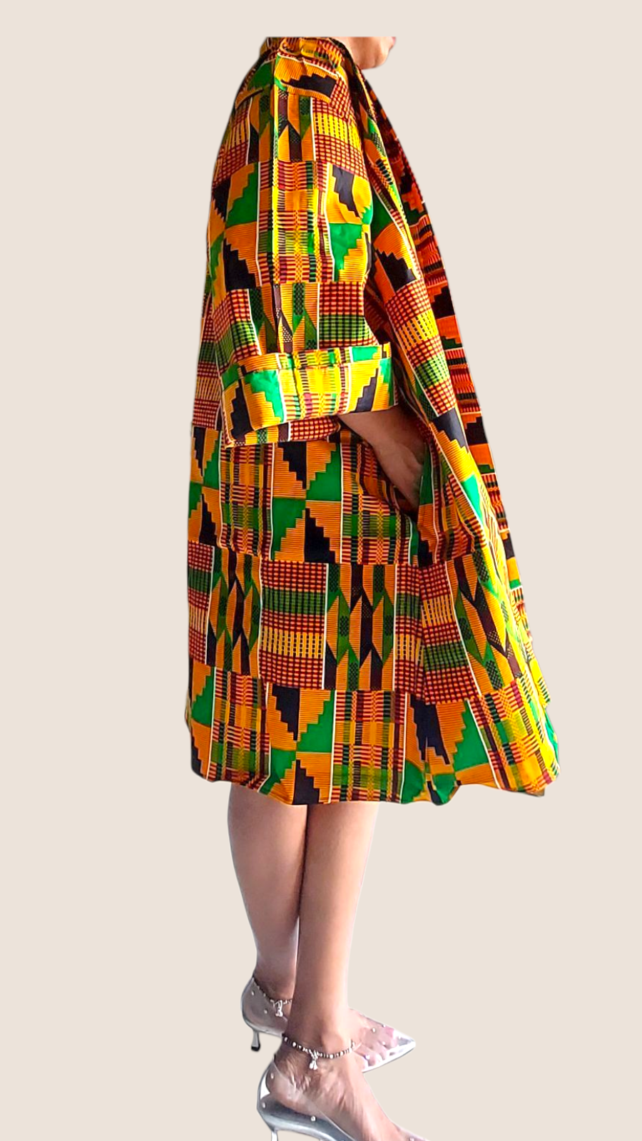 Kimono Shorts Set / Shorts & Kimono / kente Print 012