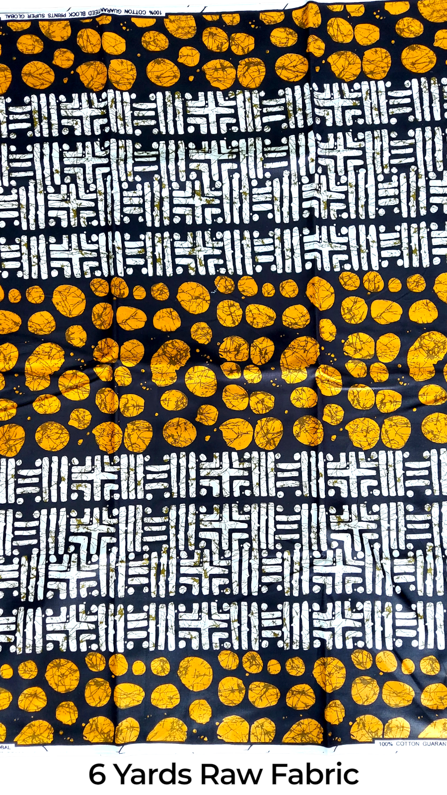 Raw Fabric/ 6 Yards / African Print - 6