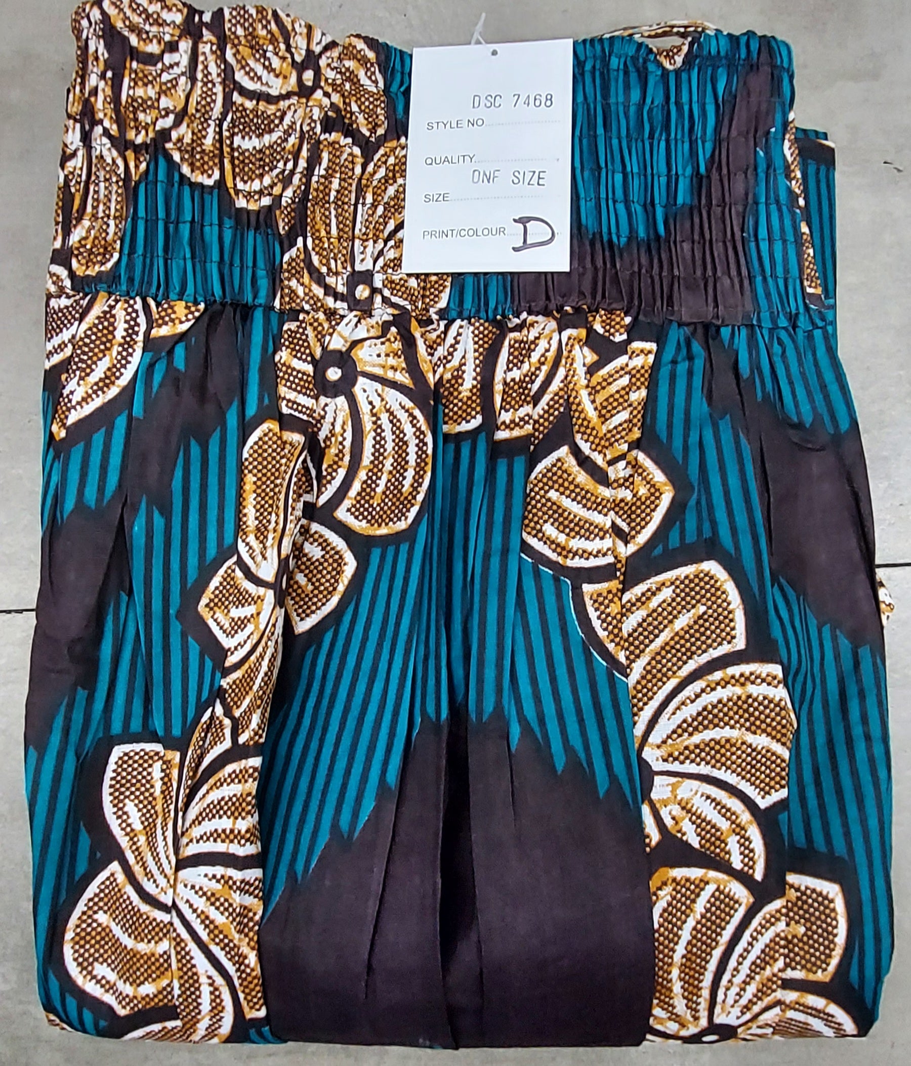 Cotton Printed Skirt - 7468