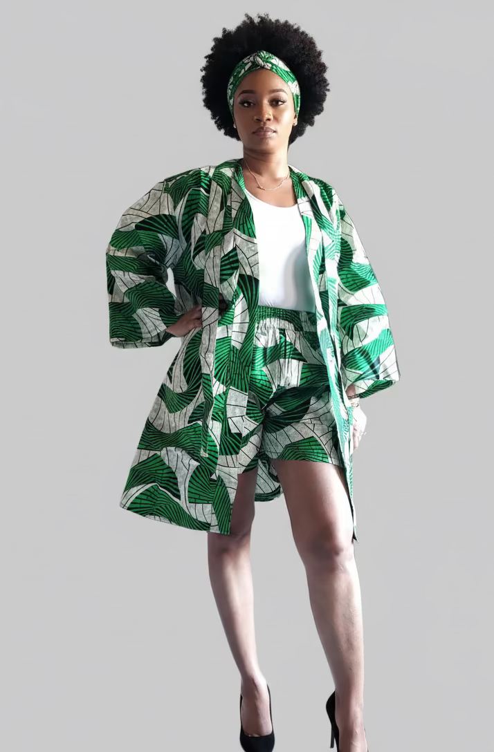Kimono Shorts Set / Shorts & Kimono 012 D