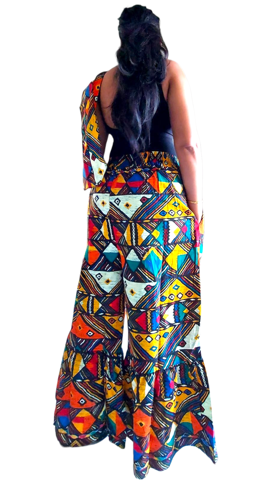 7684 Woman Pant & Blouse Set Print 622