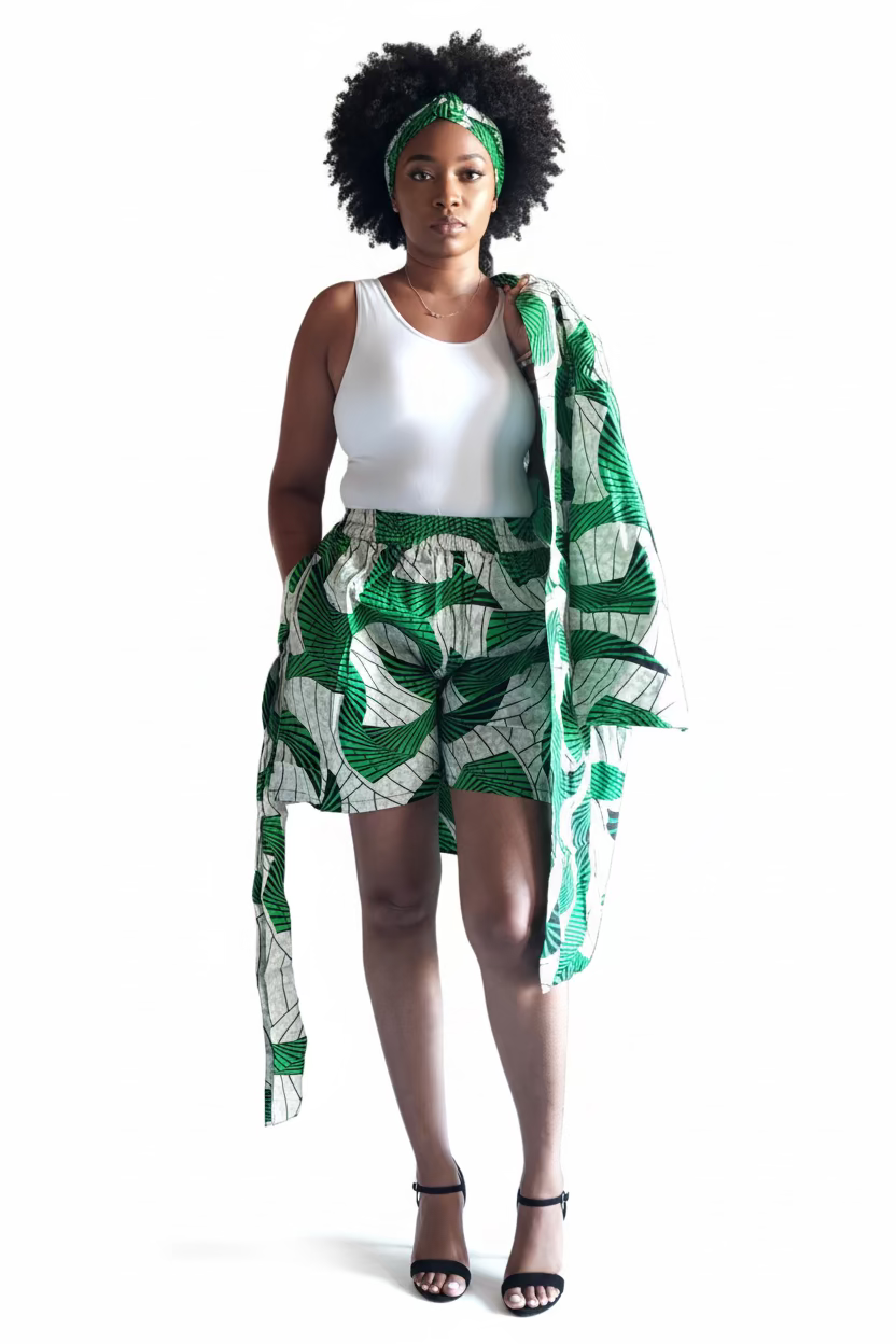 Kimono Shorts Set / Shorts & Kimono 012 D