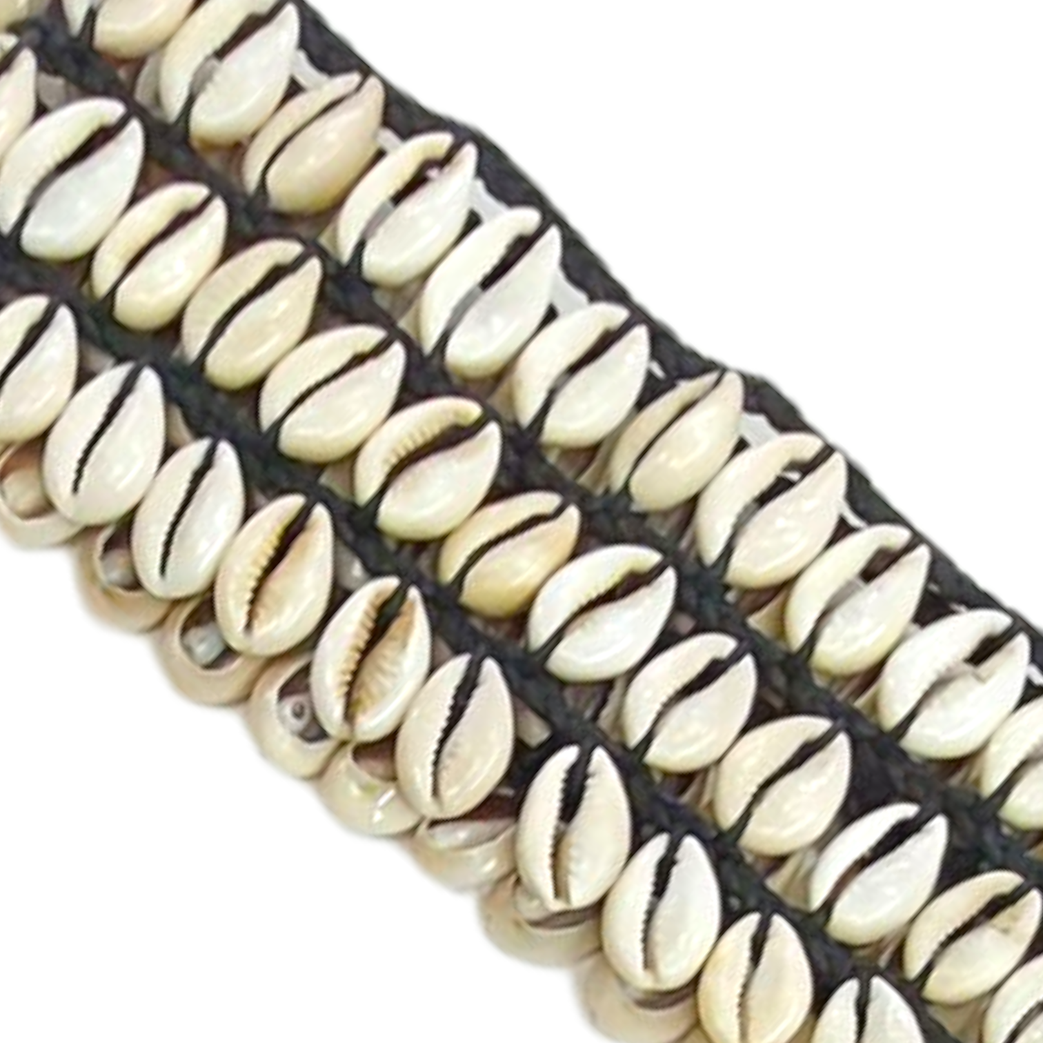 3 Layered Cowrie Shells Waist Belt