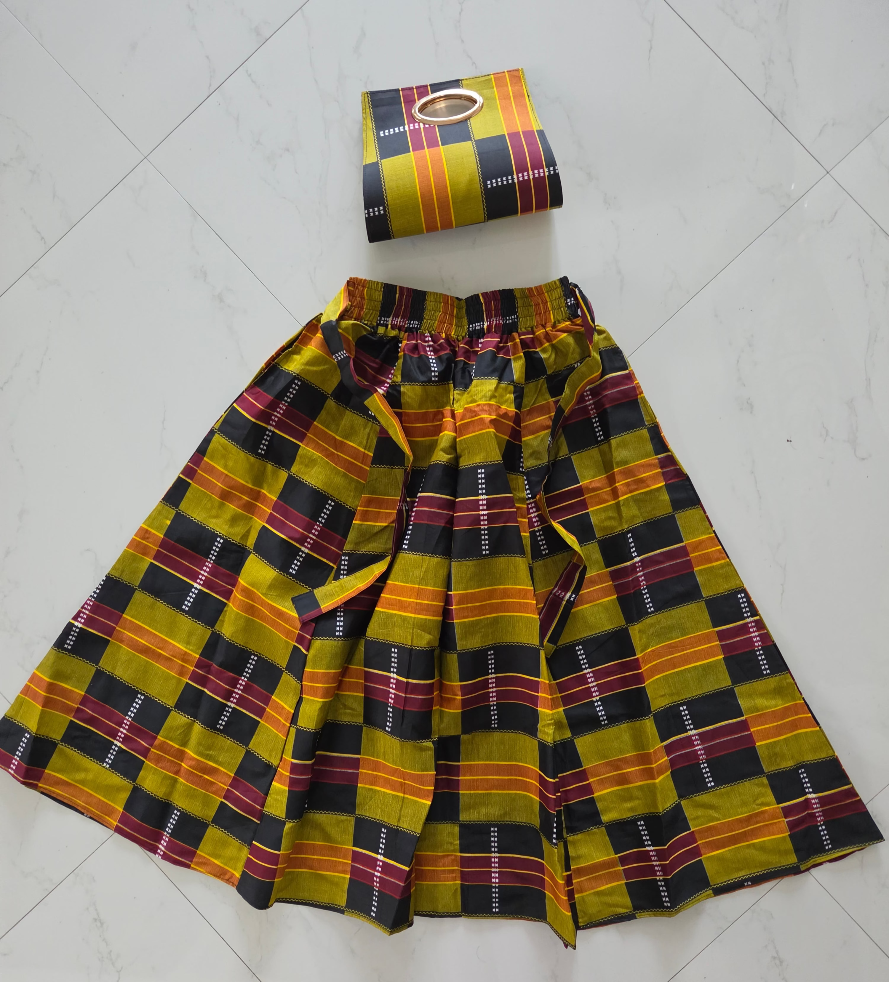 Combo Long Skirt & Pocketbook Set 2027-7