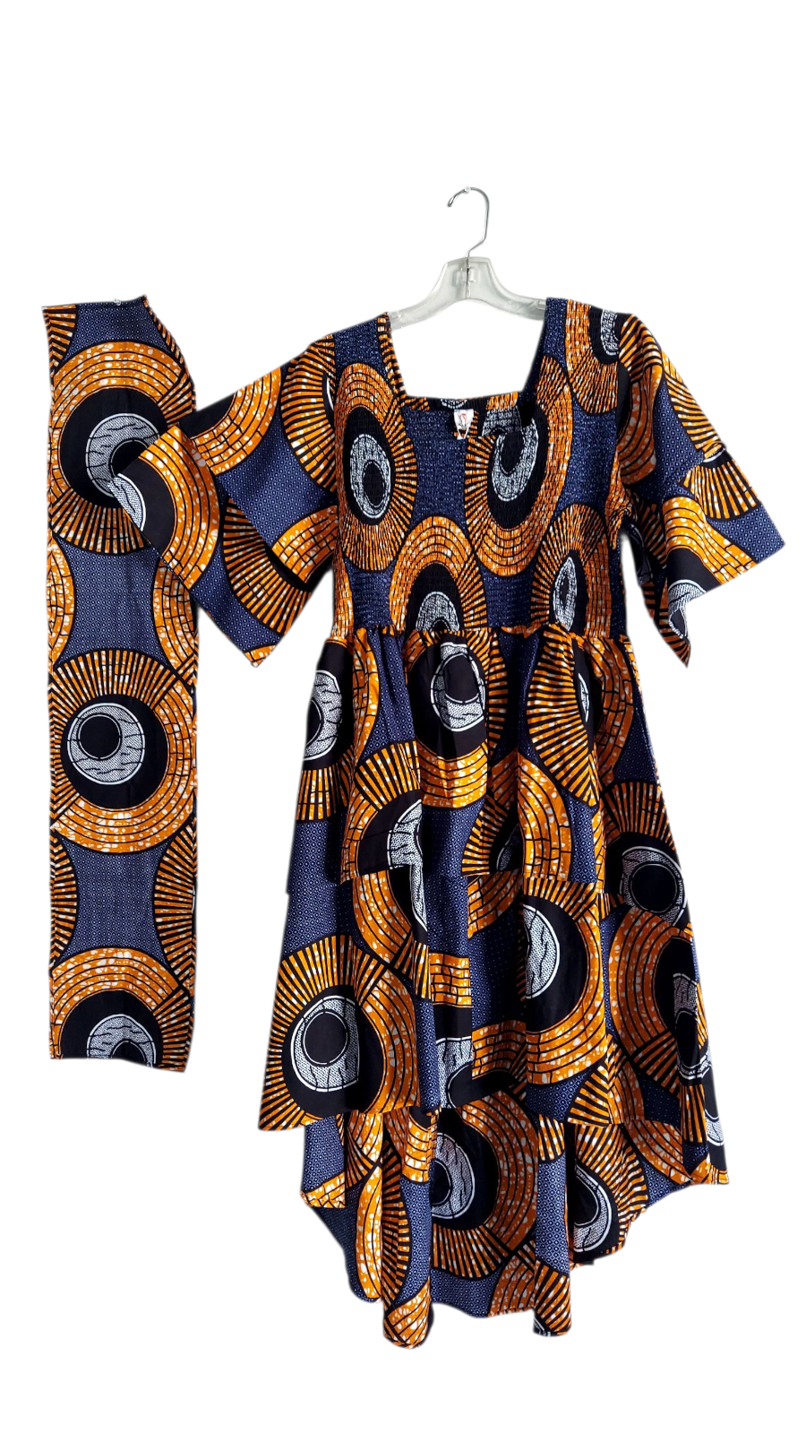 Women's High/Low Flounce Dress  -DRS045