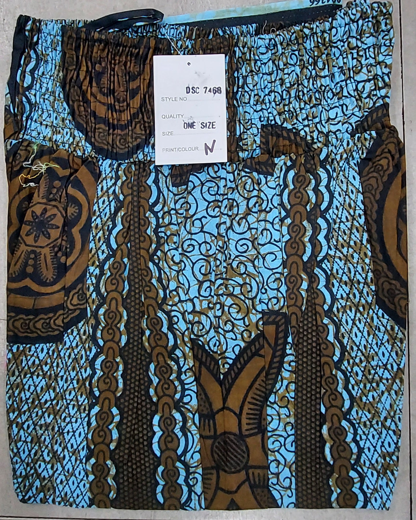 Cotton Printed Skirt - 7468