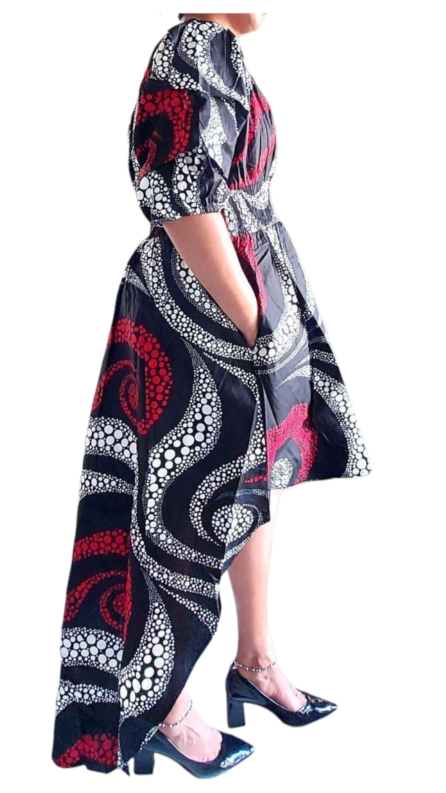 High/ Low Dress - 7285 Red51