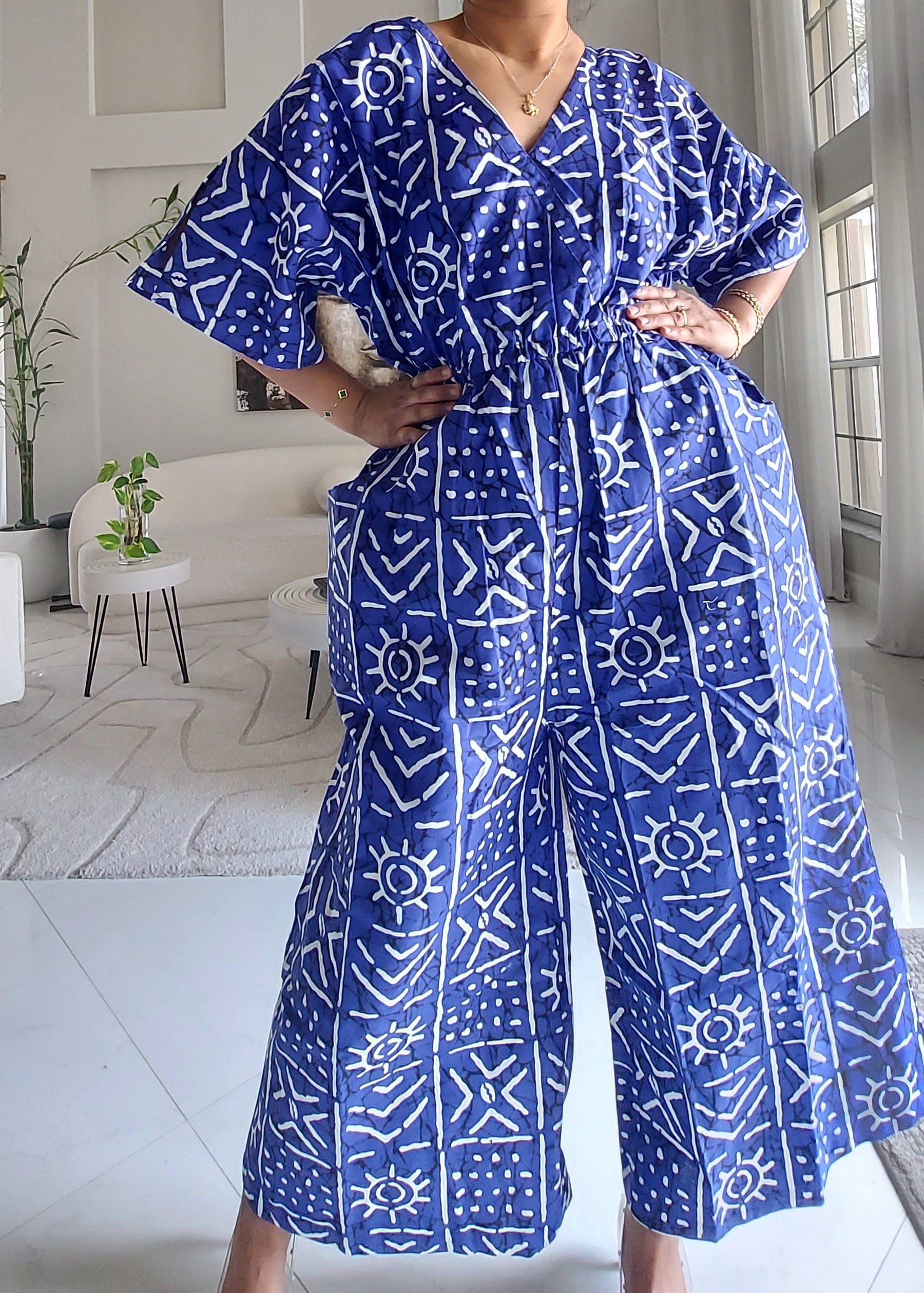 Ankara Wide-Leg Jumpsuit KVZ40 D