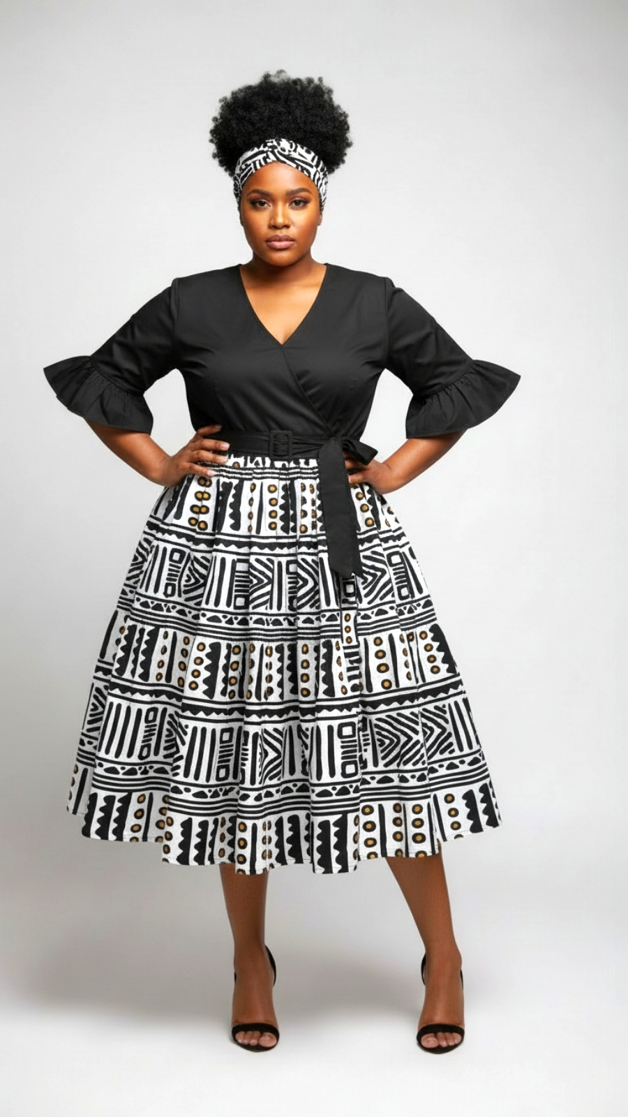 7012 Woman Mid Length skirt