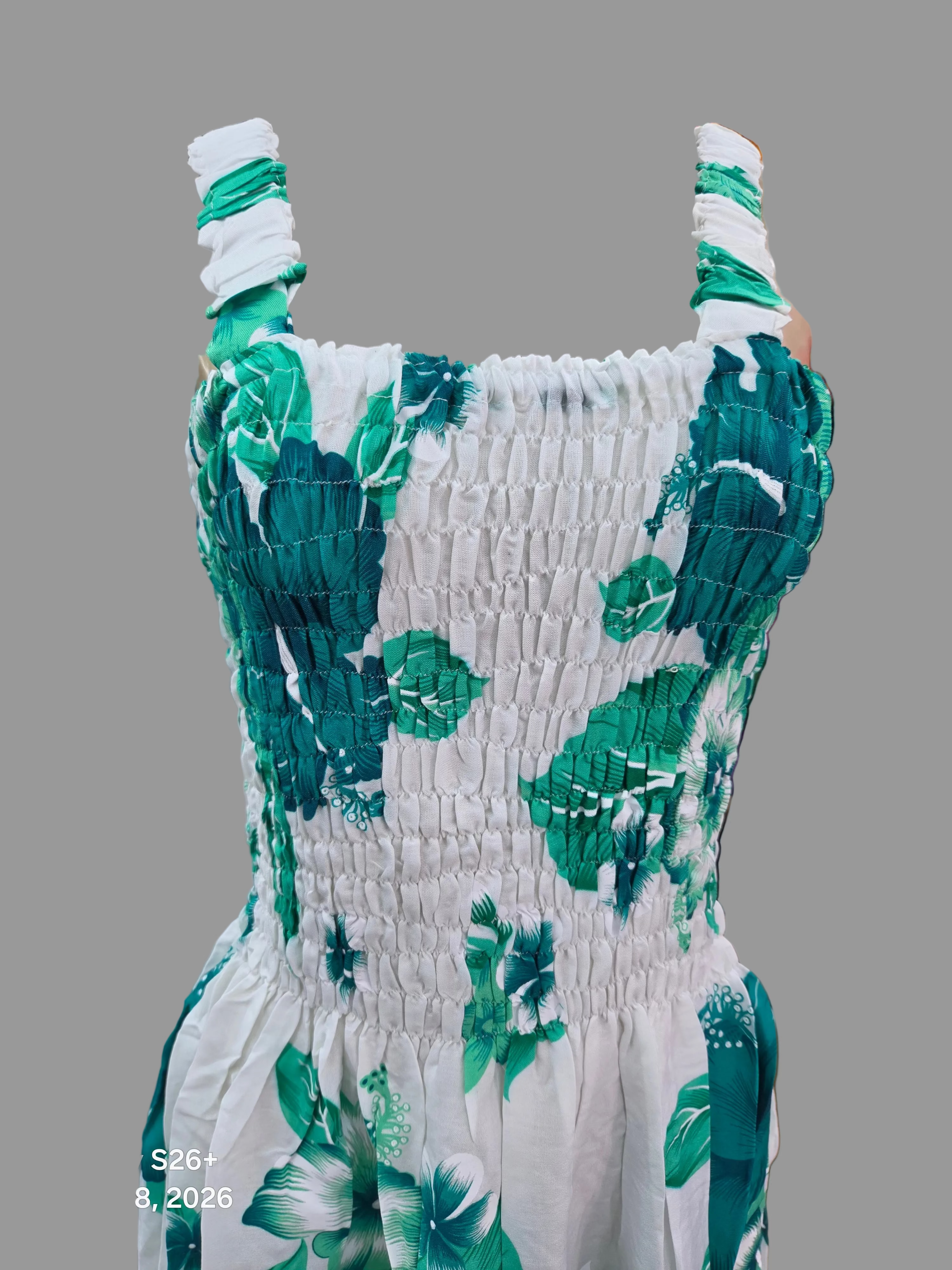 Hawaiian Floral Dress/ Mid Length (6-Pack)  571
