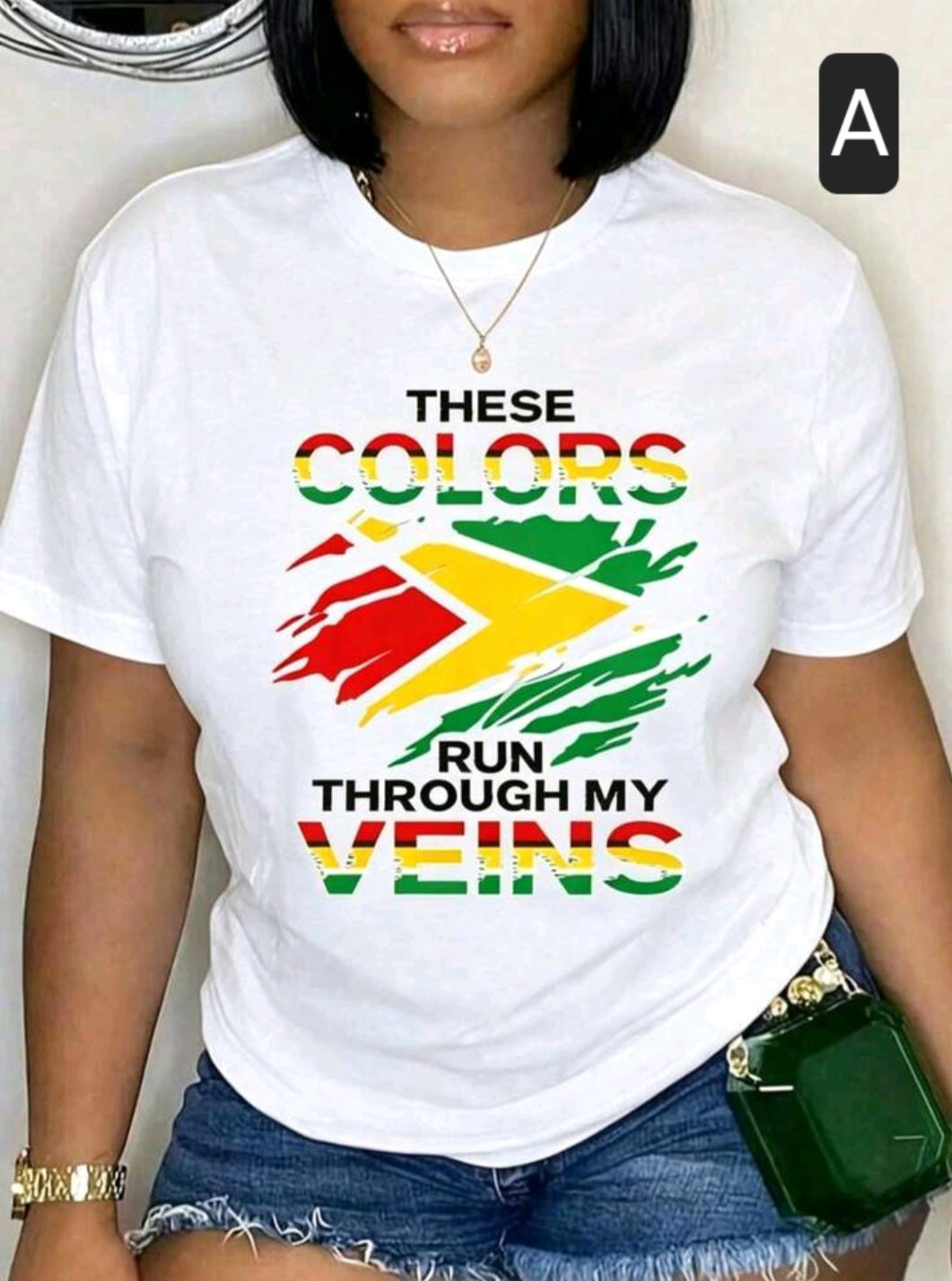 Tees / Unisex T-Shirt White / Guyana Theme