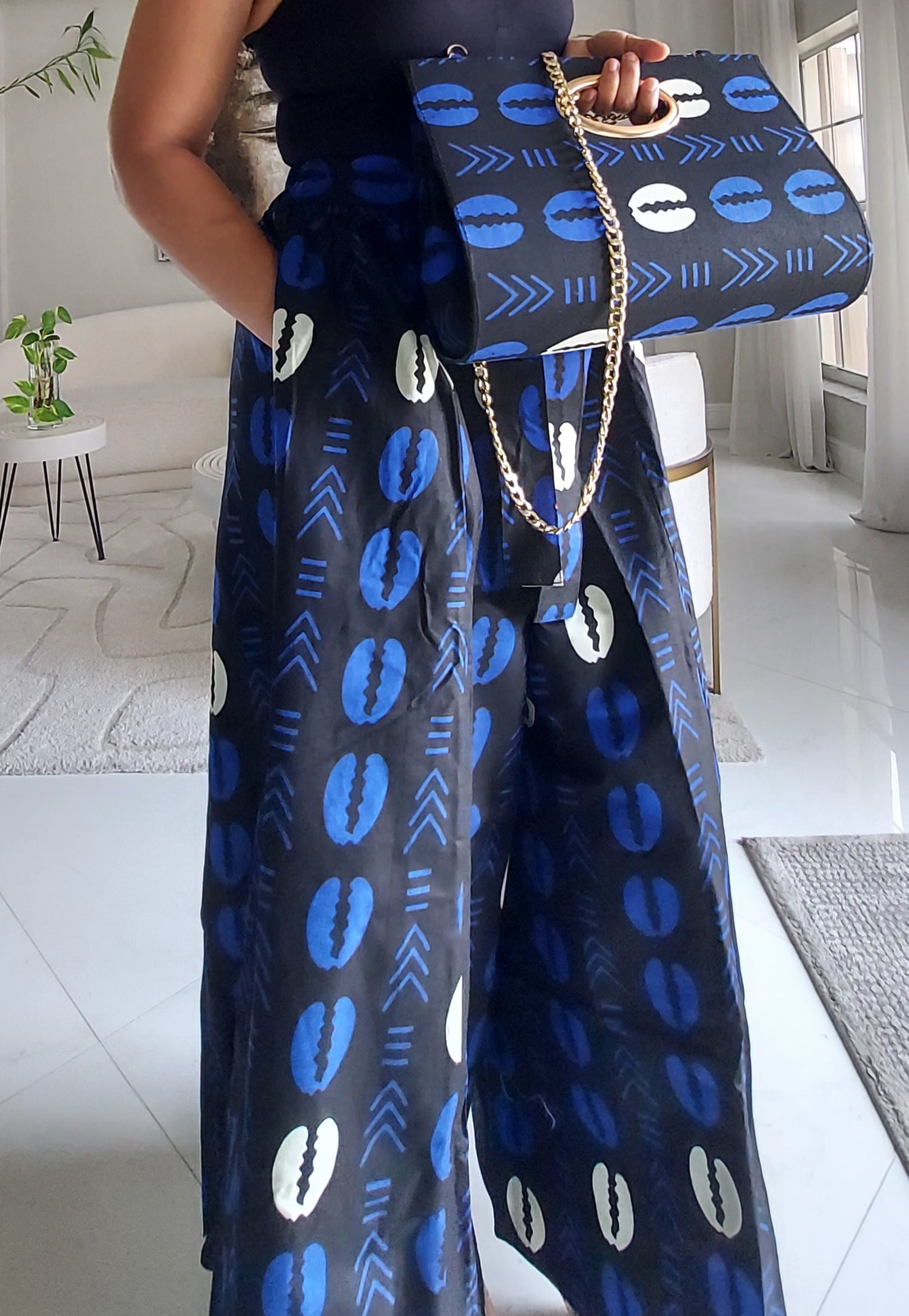 Combo palazzo Pant & Pocketbook Set  PS14 D