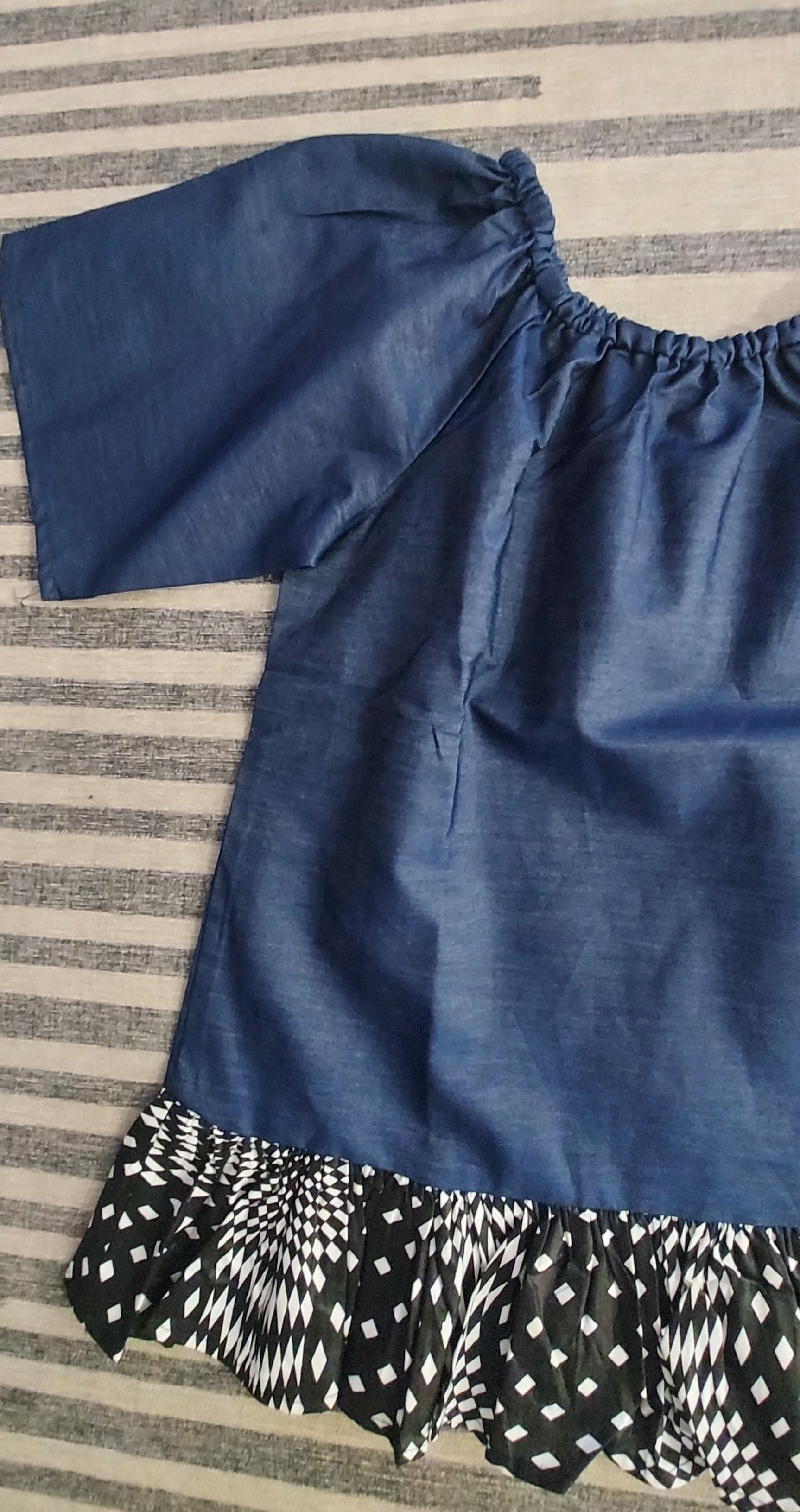 Women Denim Blouse 7048 C