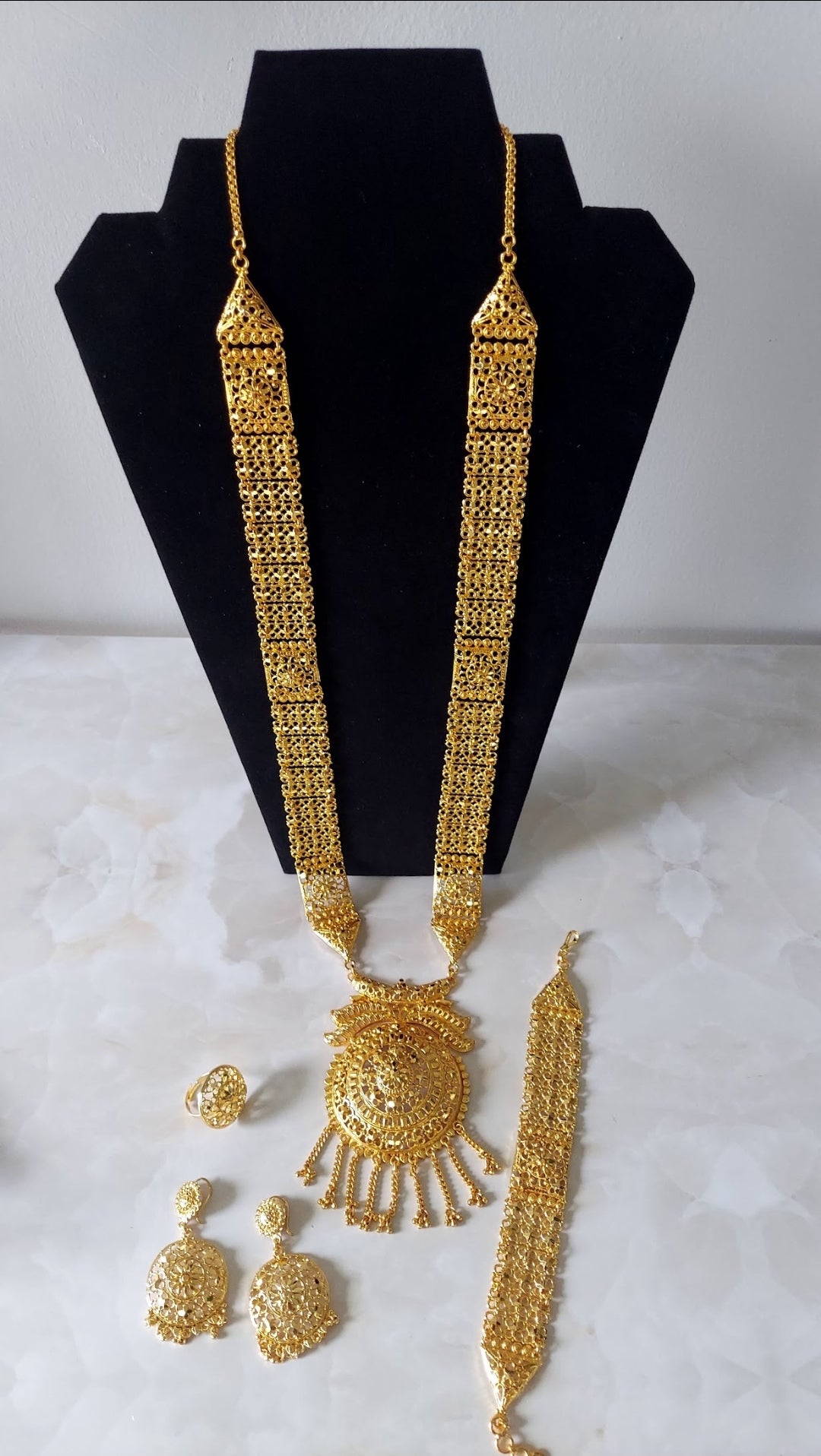 Gold Necklace 4 Pcs Set-13