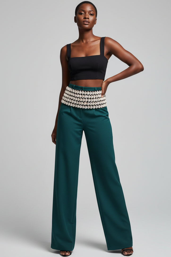 6 Layered Cowrie Shells Waist Belt