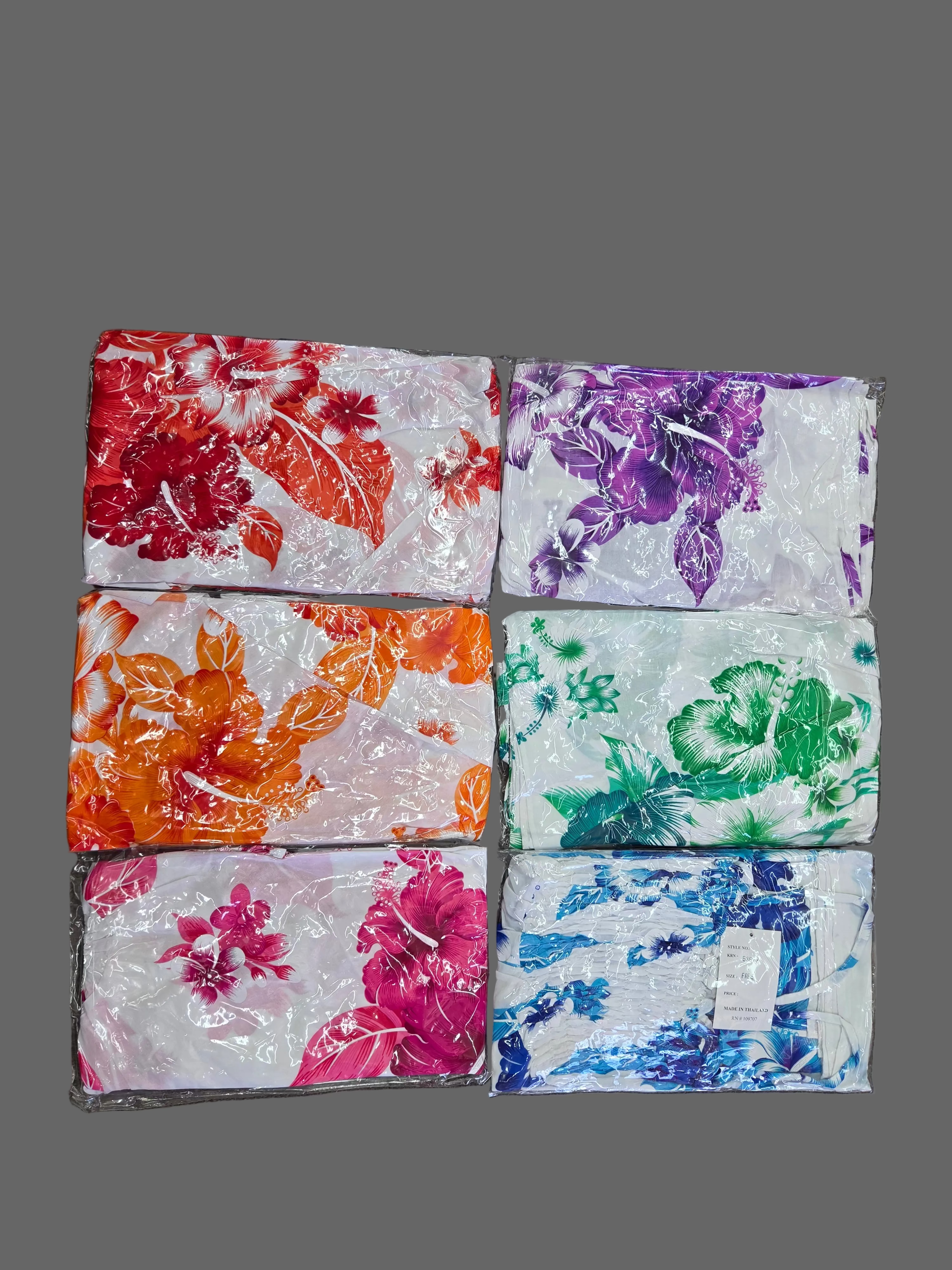 Hawaiian Floral Dress (6-Pack) - 742R
