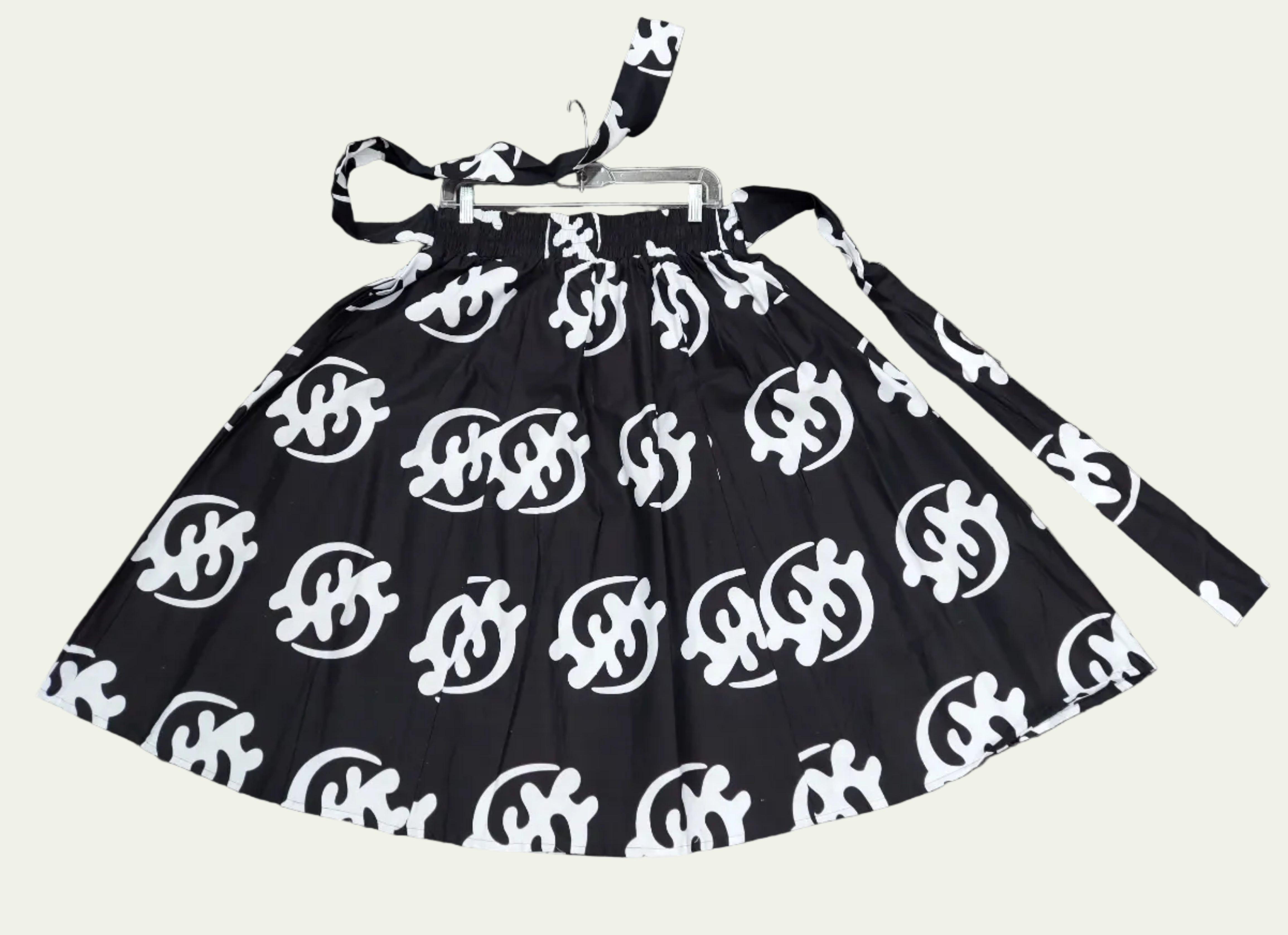 Woman Mid Length Flared skirt Gynamee Print 530