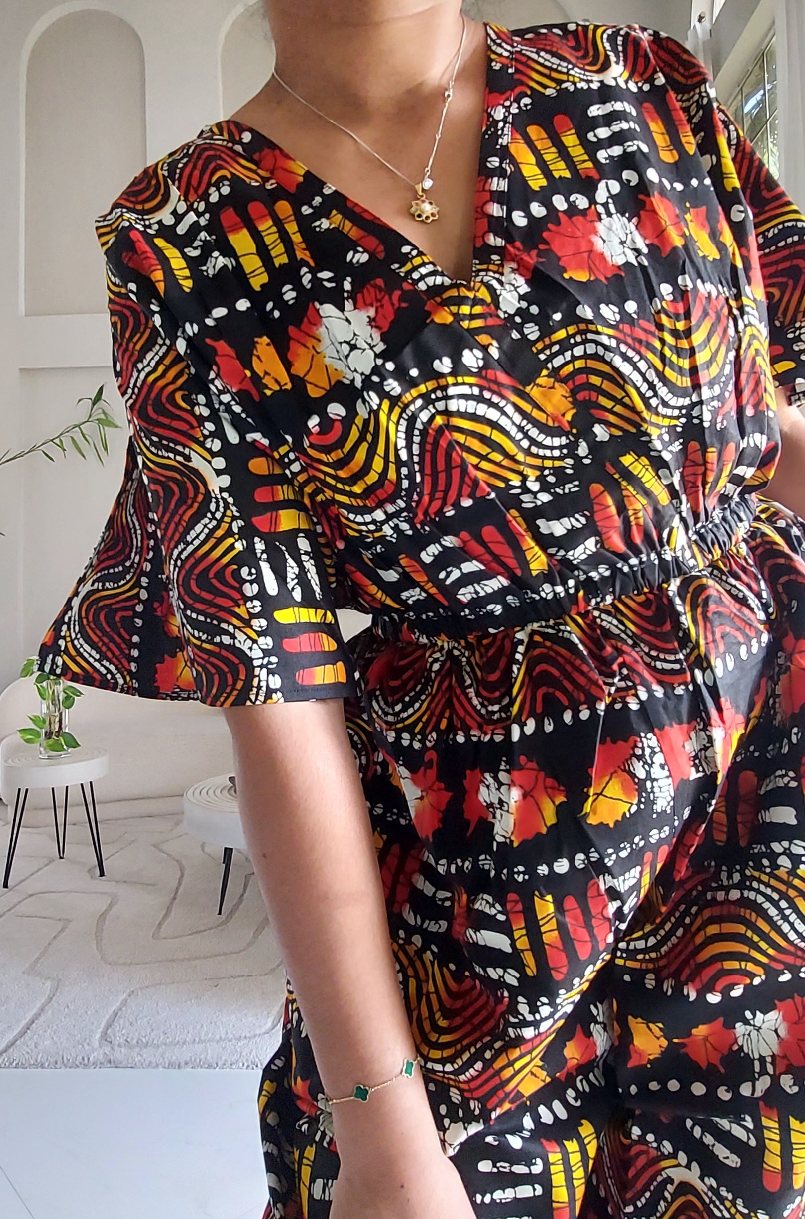 Ankara Wide-Leg Jumpsuit KVZ40 E