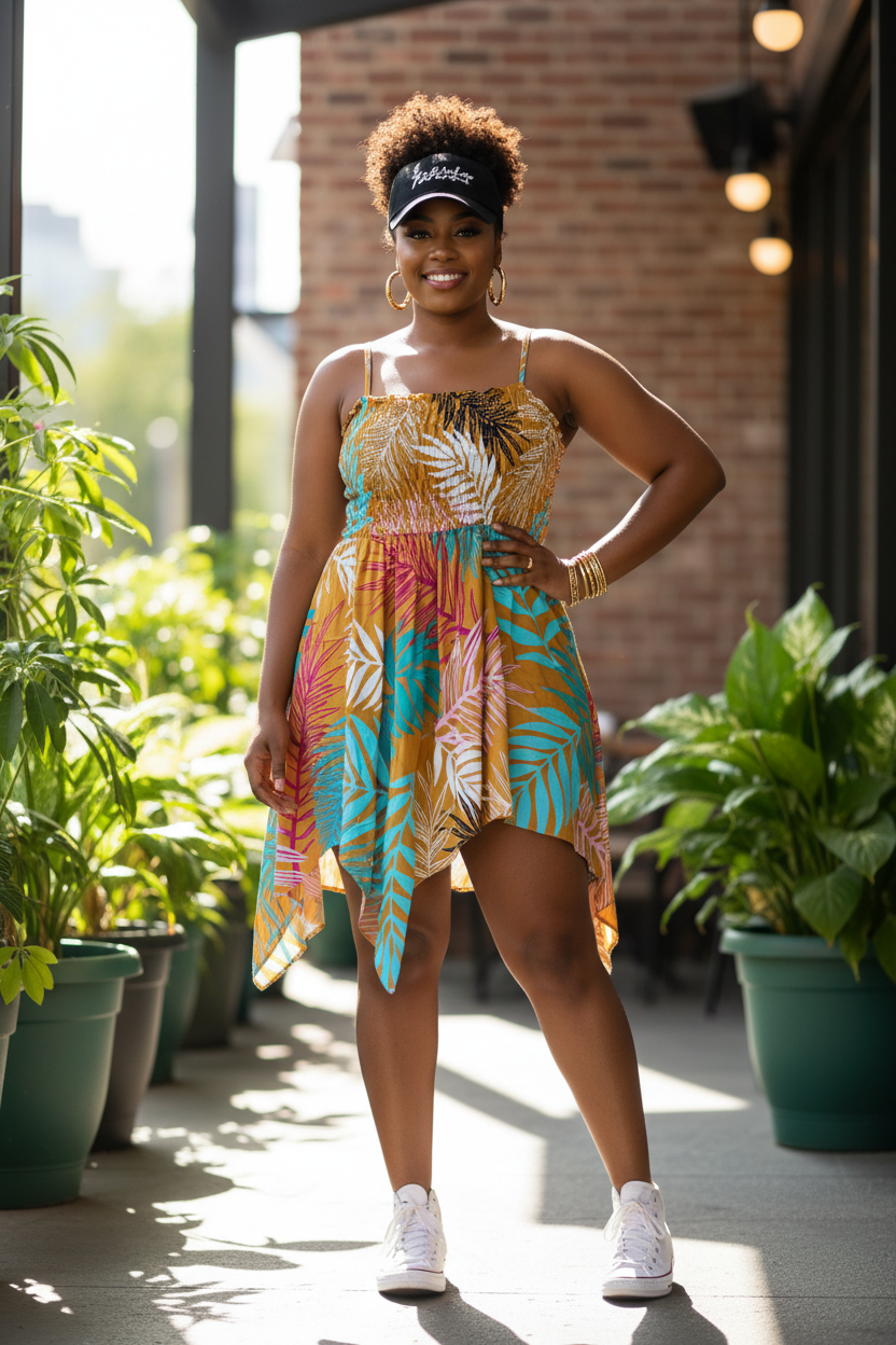 Hawaiian Floral Dress (6-Pack) -536R
