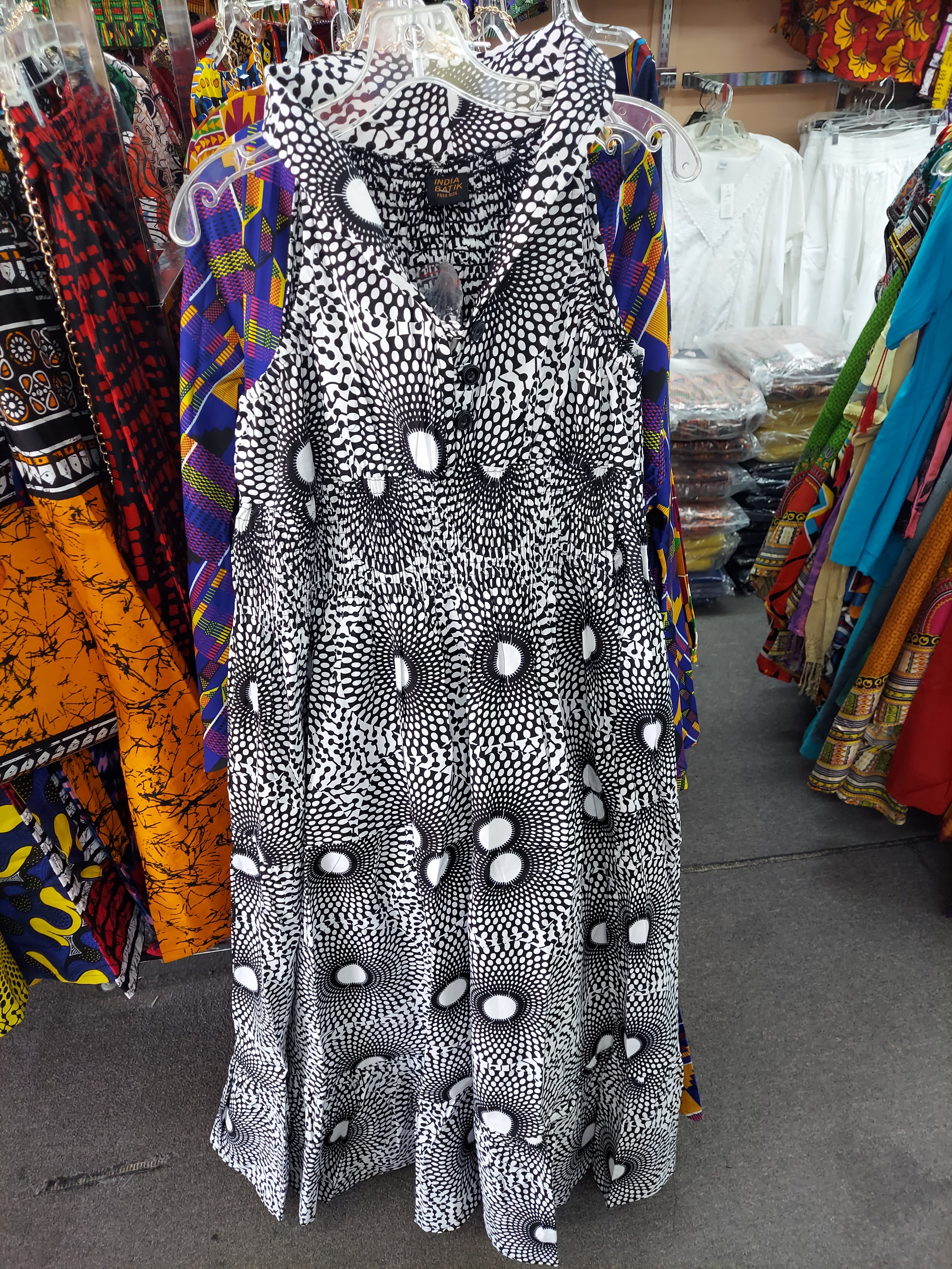 A3028 - Long Halter Dress With Scarf