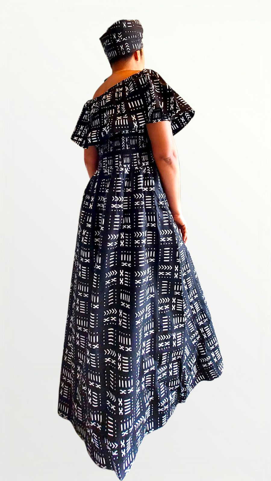 Maxi Dress- Black/White KVZ08