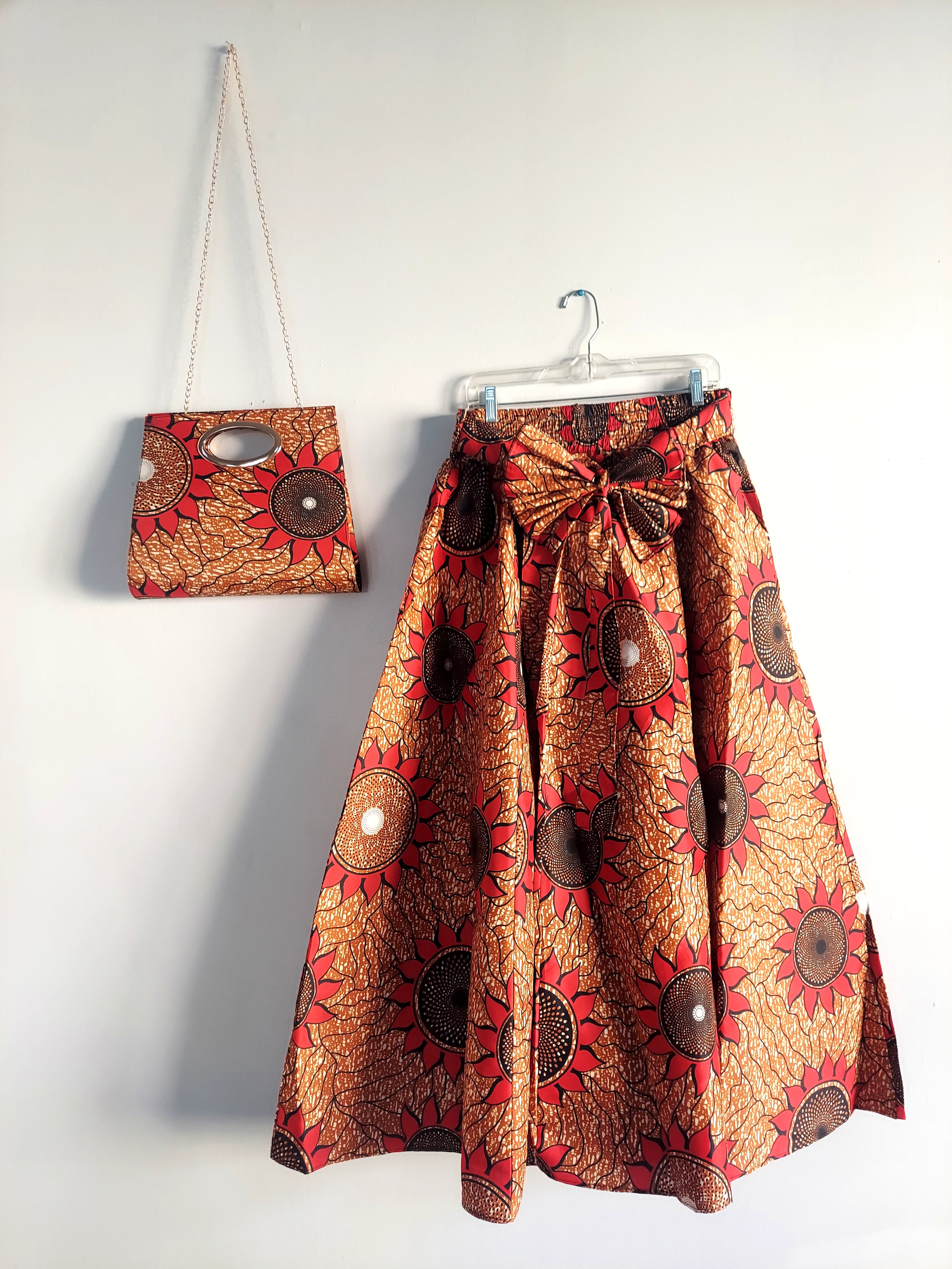 Combo Long Skirt & Pocketbook Set 2027-843