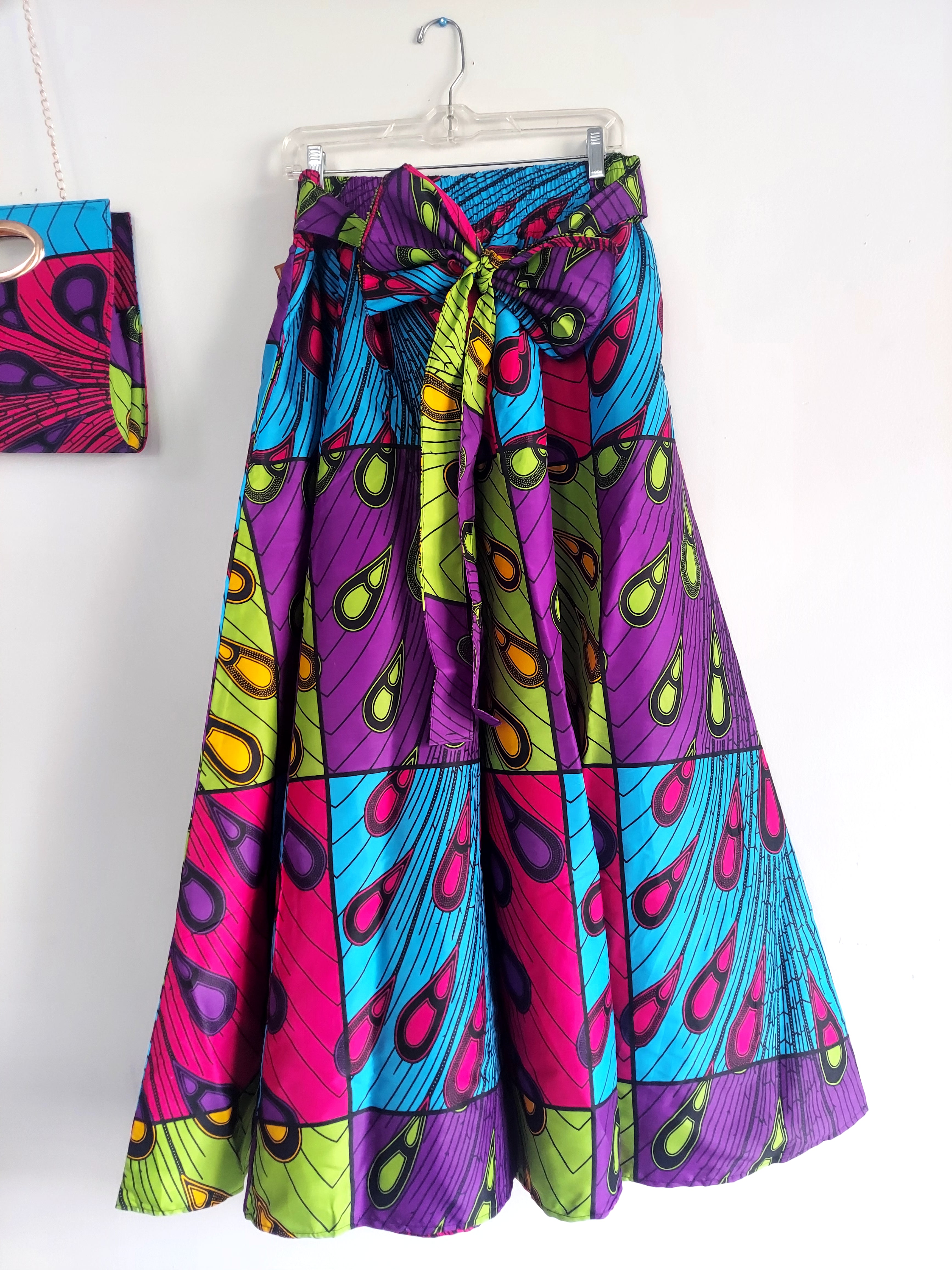 Combo Long Skirt & Pocketbook Set 2027-808