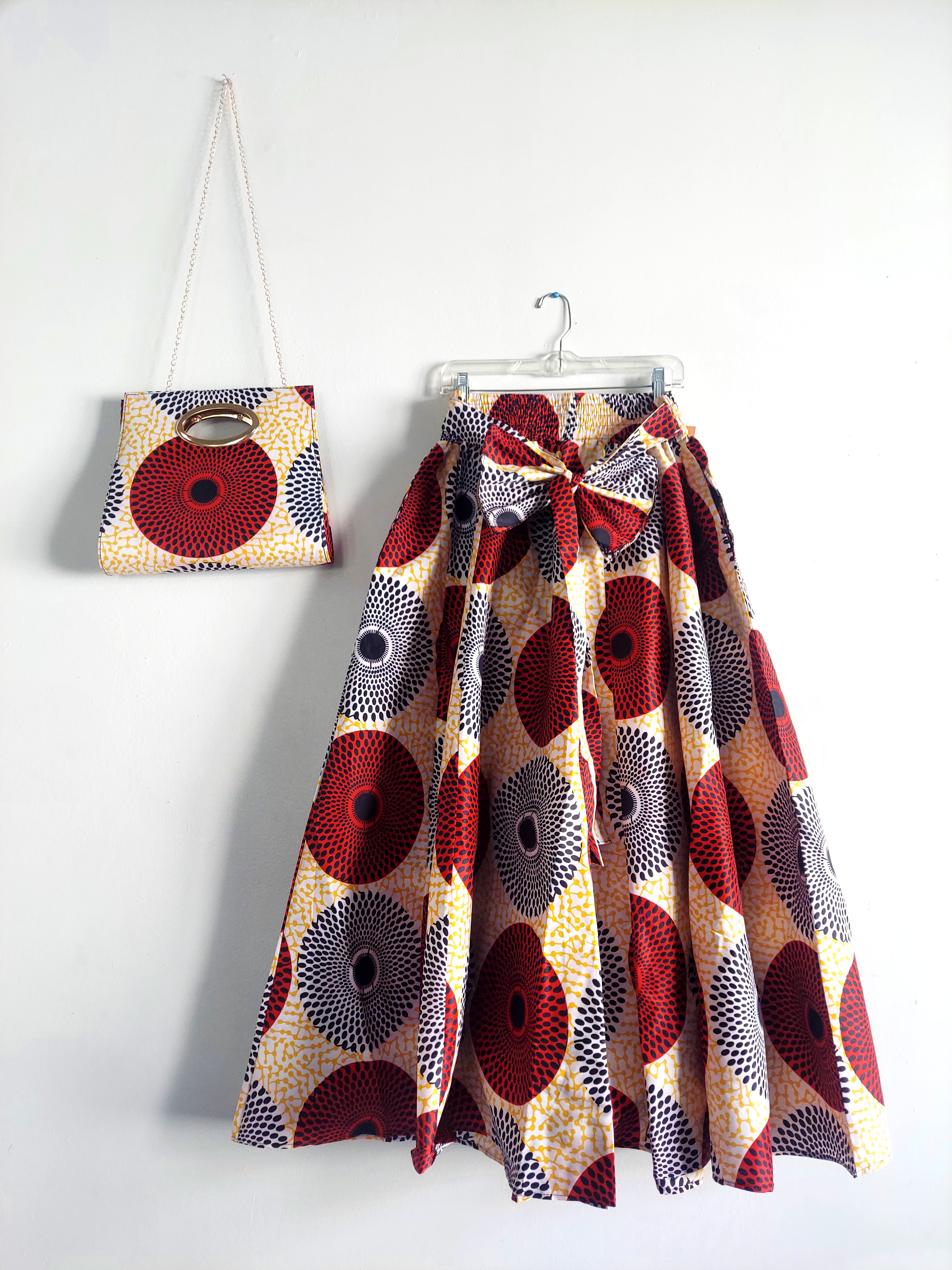 Combo Long Skirt & Pocketbook Set 2027-829