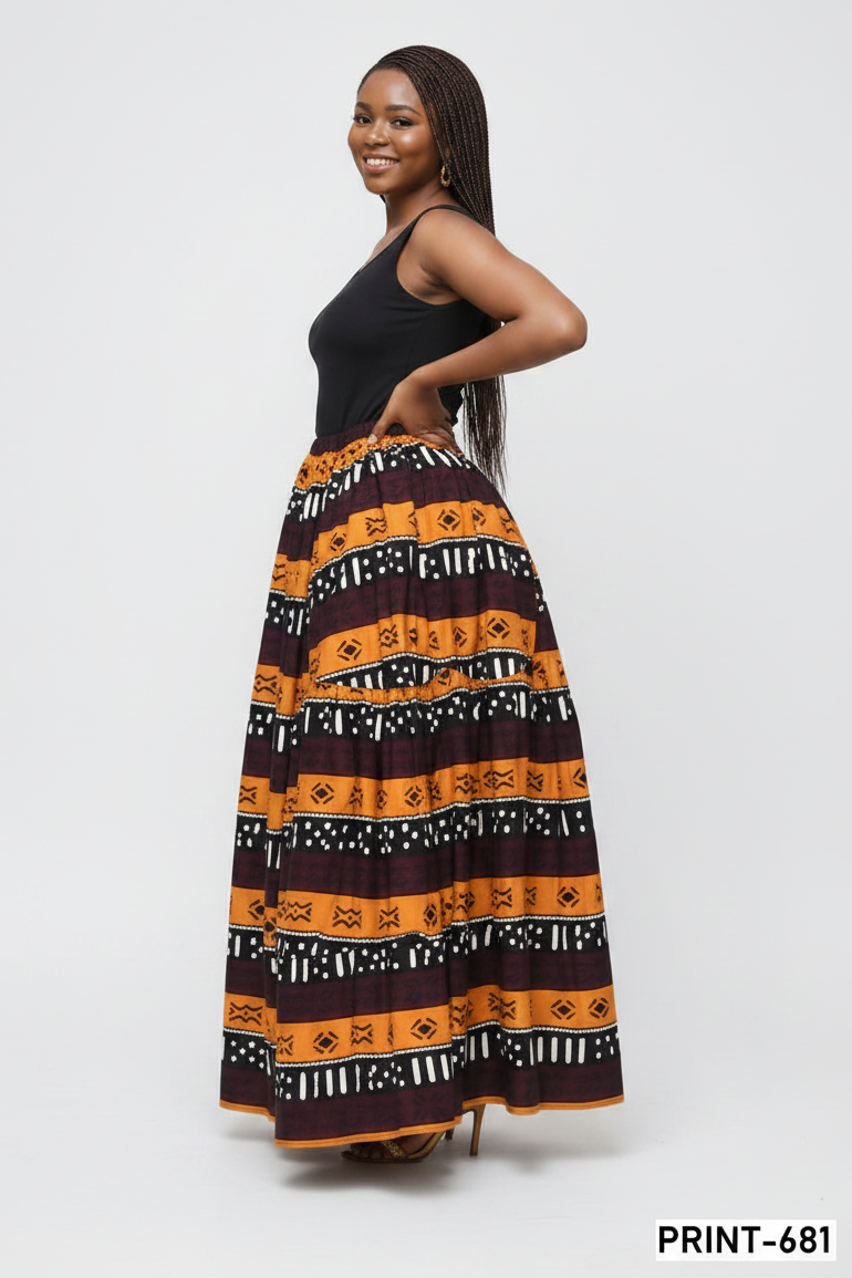 Big Pocket Palazzo Pant Printed 240-681
