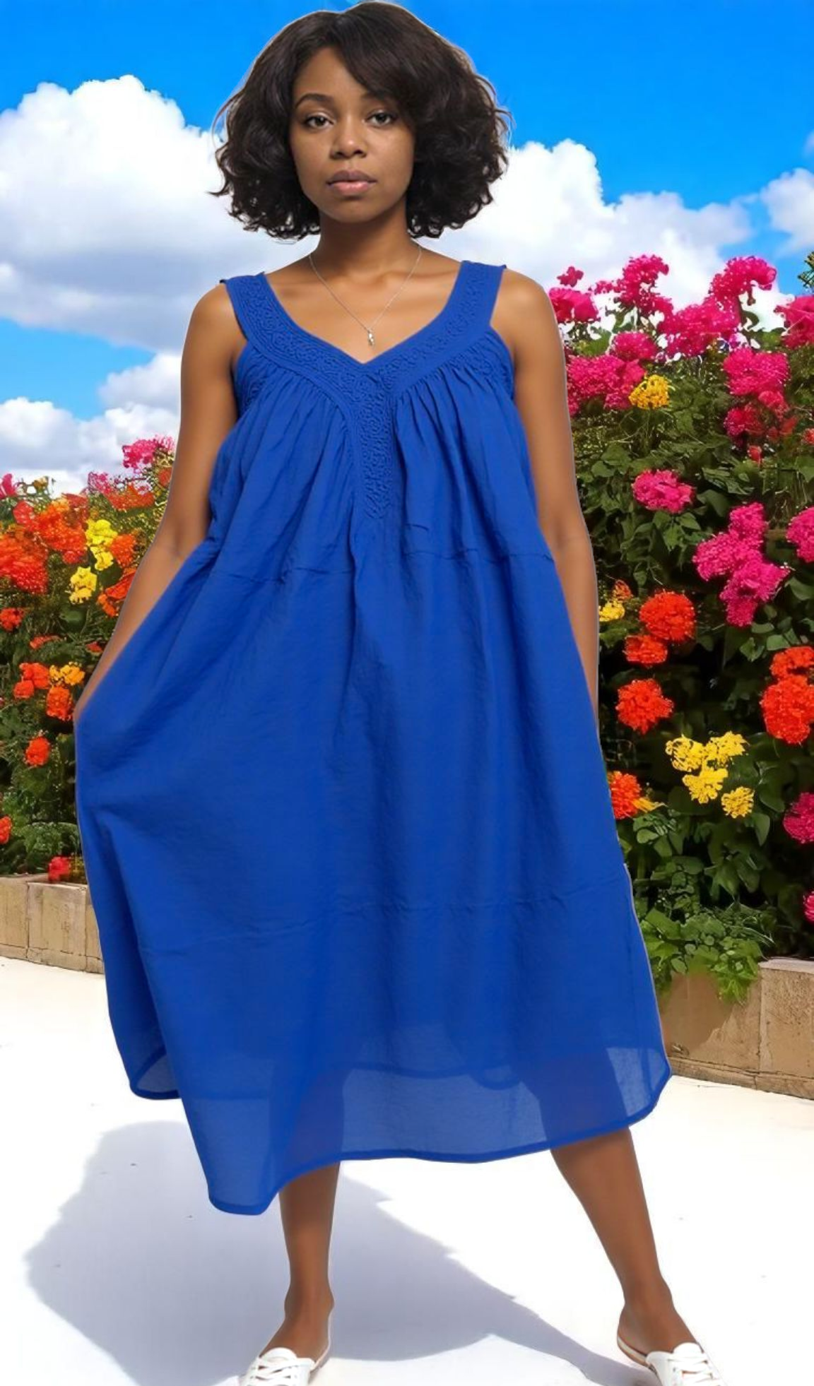 Cotton Sun Dress 566