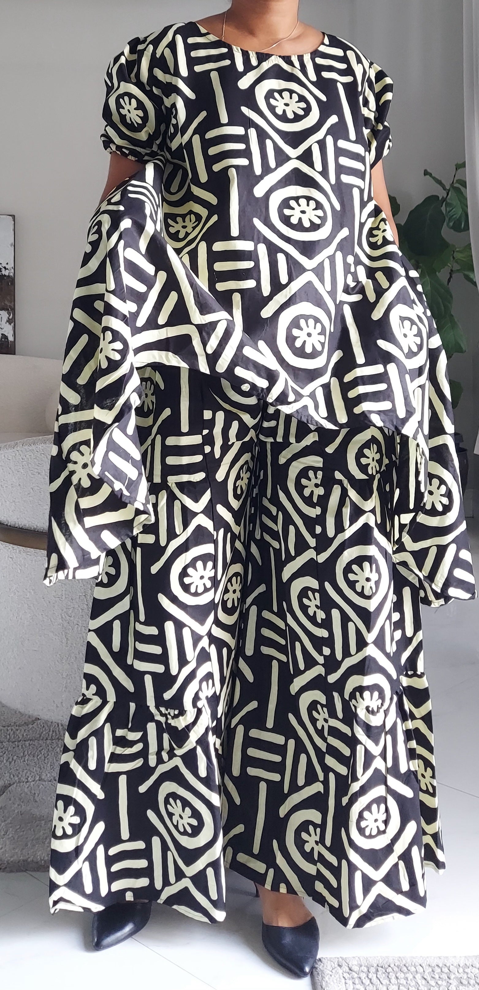 Woman Pant & Blouse Set 7772 - 359