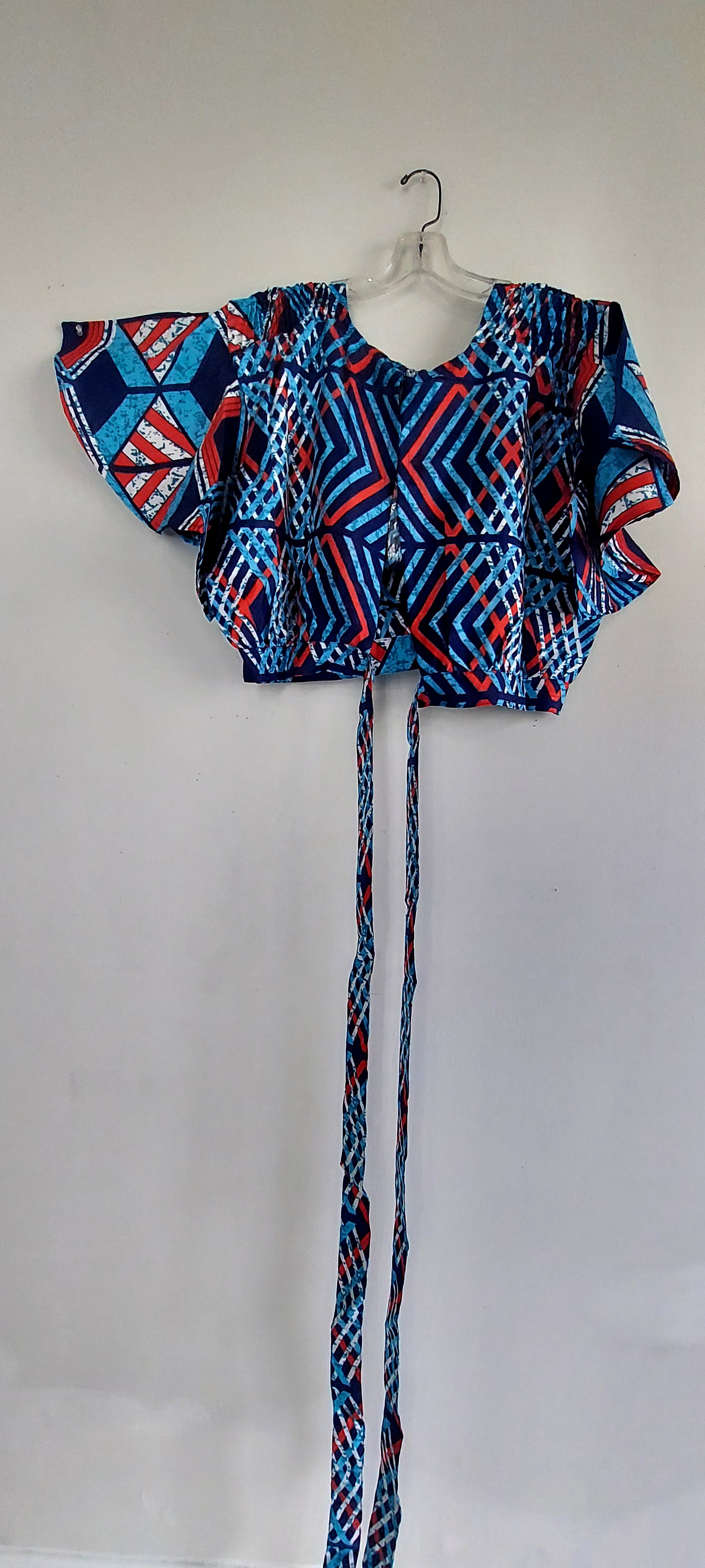 Crop Top / Faux Silk - 607A